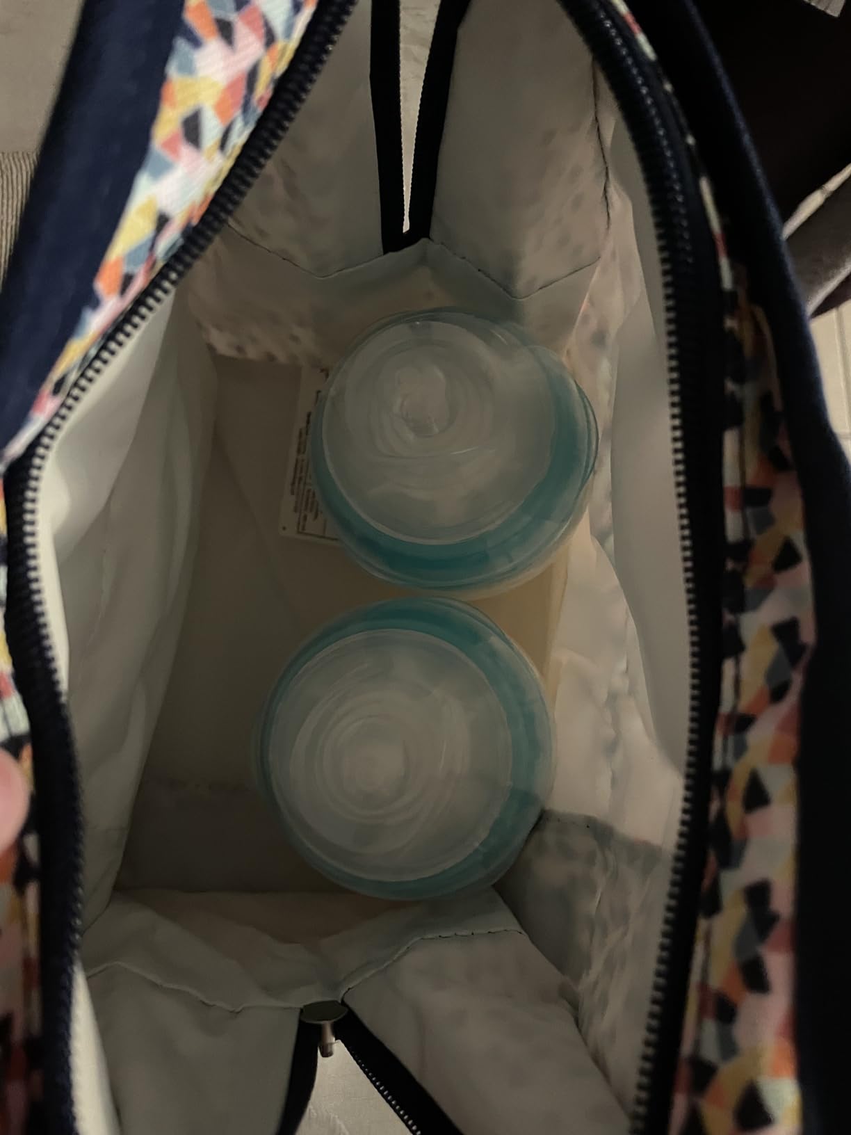 Dr. Brown's Fold & Freeze Bottle Tote, Breastfeeding Essential Cooler Bag, 6 Baby Bottles Milk Storage - Black customer photo 2