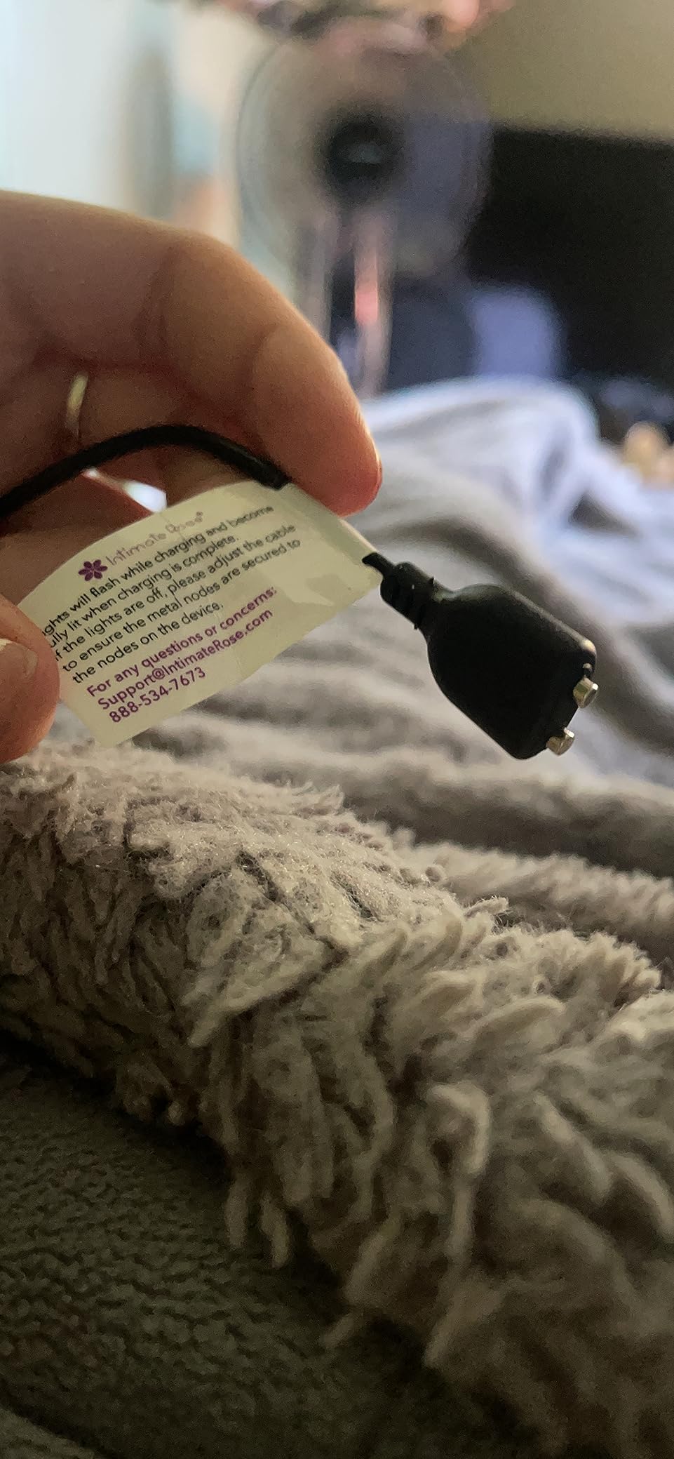 IntimateRose Vibrating Pelvic Wand for Pelvic Muscle Pain Relief - Pelvic Physical Therapy Vibration - BPA-Free, Latex-Free, for Men & Women (Vibration) customer photo 2