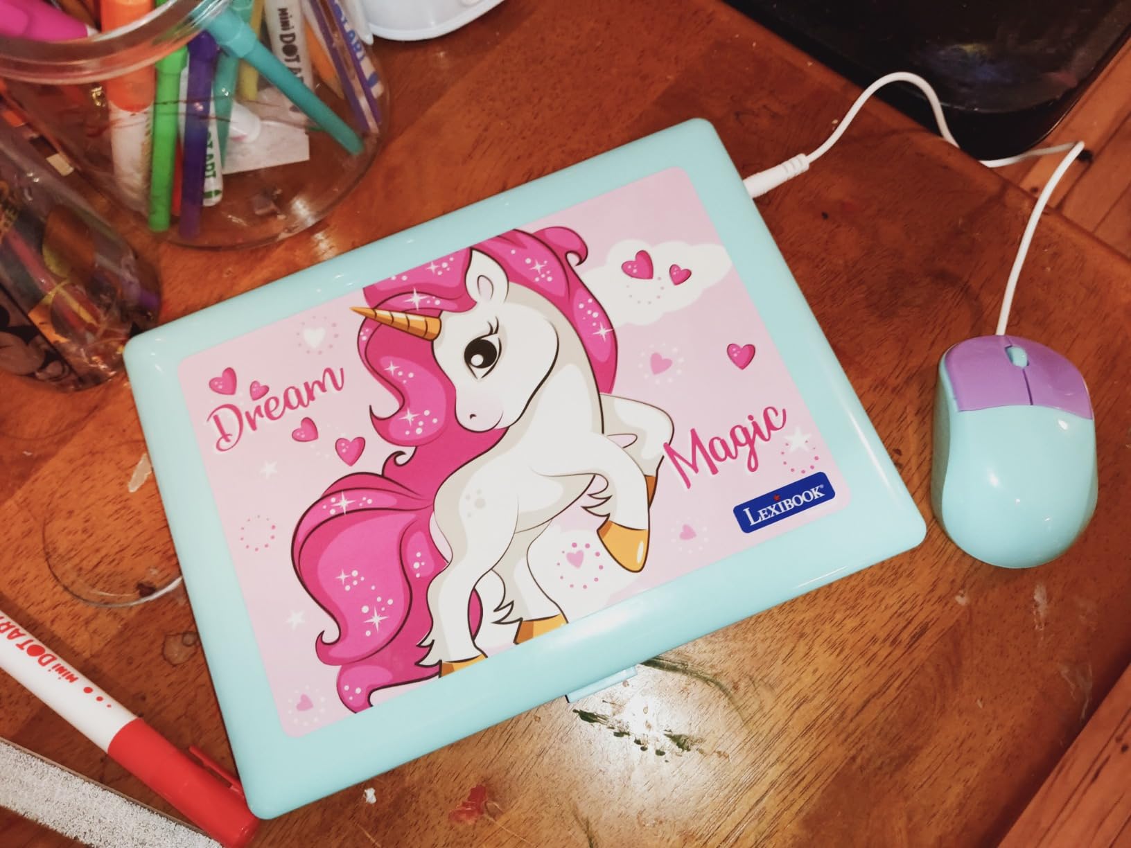 LEXiBOOK Unicorn Educational and Bilingual Laptop Spanish/English customer photo 1