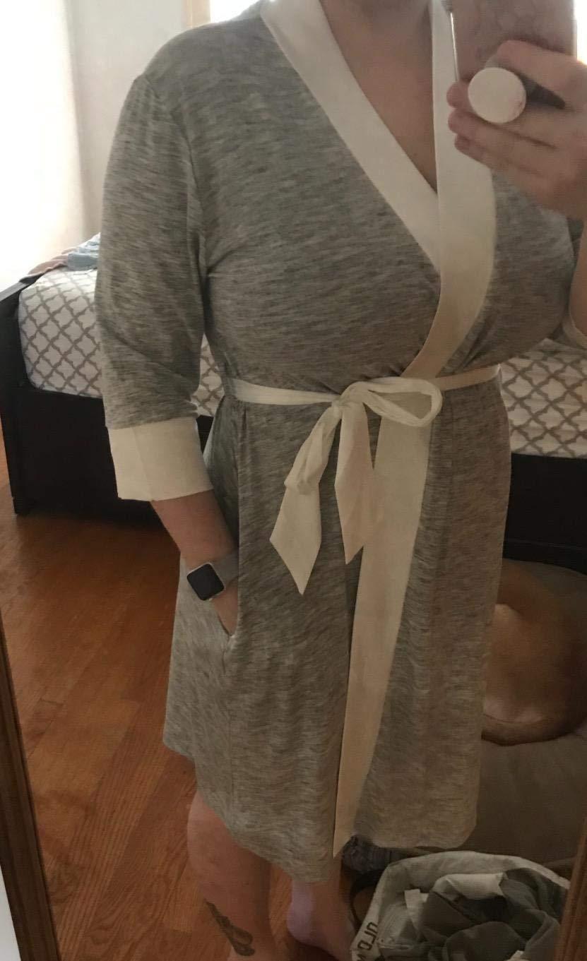 Kindred Bravely Emmaline Maternity & Nursing Robe Hospital Bag/Delivery Essential customer photo 2