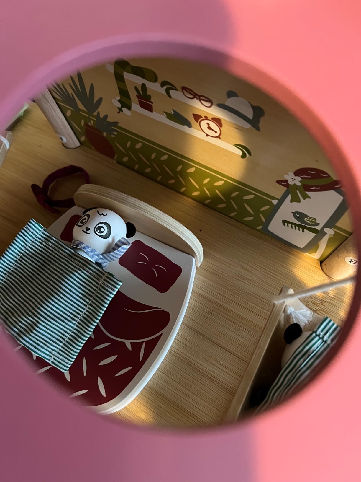 Hape Pandas' Bamboo House, Green Planet Explorers | Educational Toy Doll House with Furniture, for Children Ages 3+ Years customer photo 1