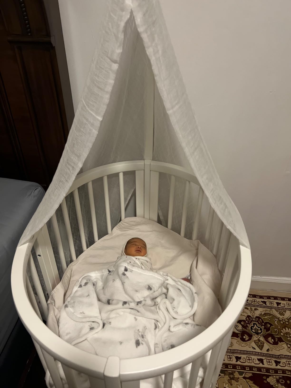Stokke Sleepi Mini Bundle V3, Natural - Includes Sleepi Mini V3, Mattress & Drape Rod - Suitable for Ages 0-6 Months - Adjustable & Stylish customer photo 2
