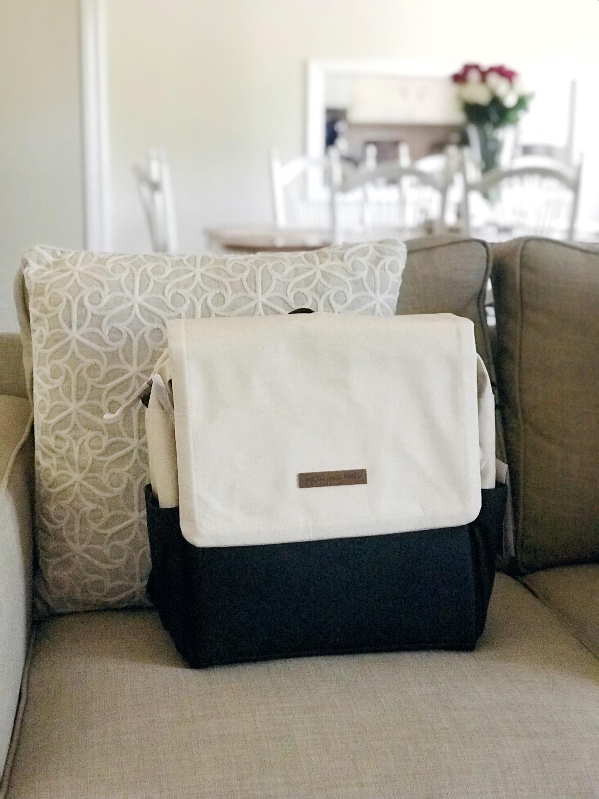 Petunia Pickle Bottom Boxy Backpack, Diaper Bag, Stylish Baby Bag, Spacious Backpack, On-The-Go Moms (Brioche) customer photo 2