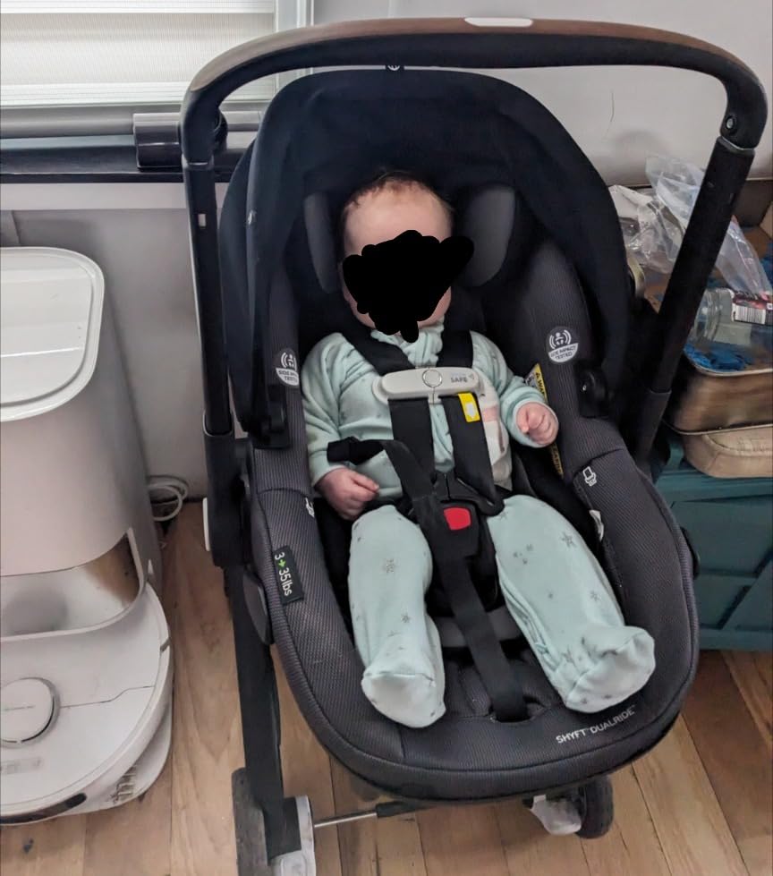 Shyft DualRide with Carryall Storage Infant Car Seat and Stroller Combo (Boone Gray) customer photo 1