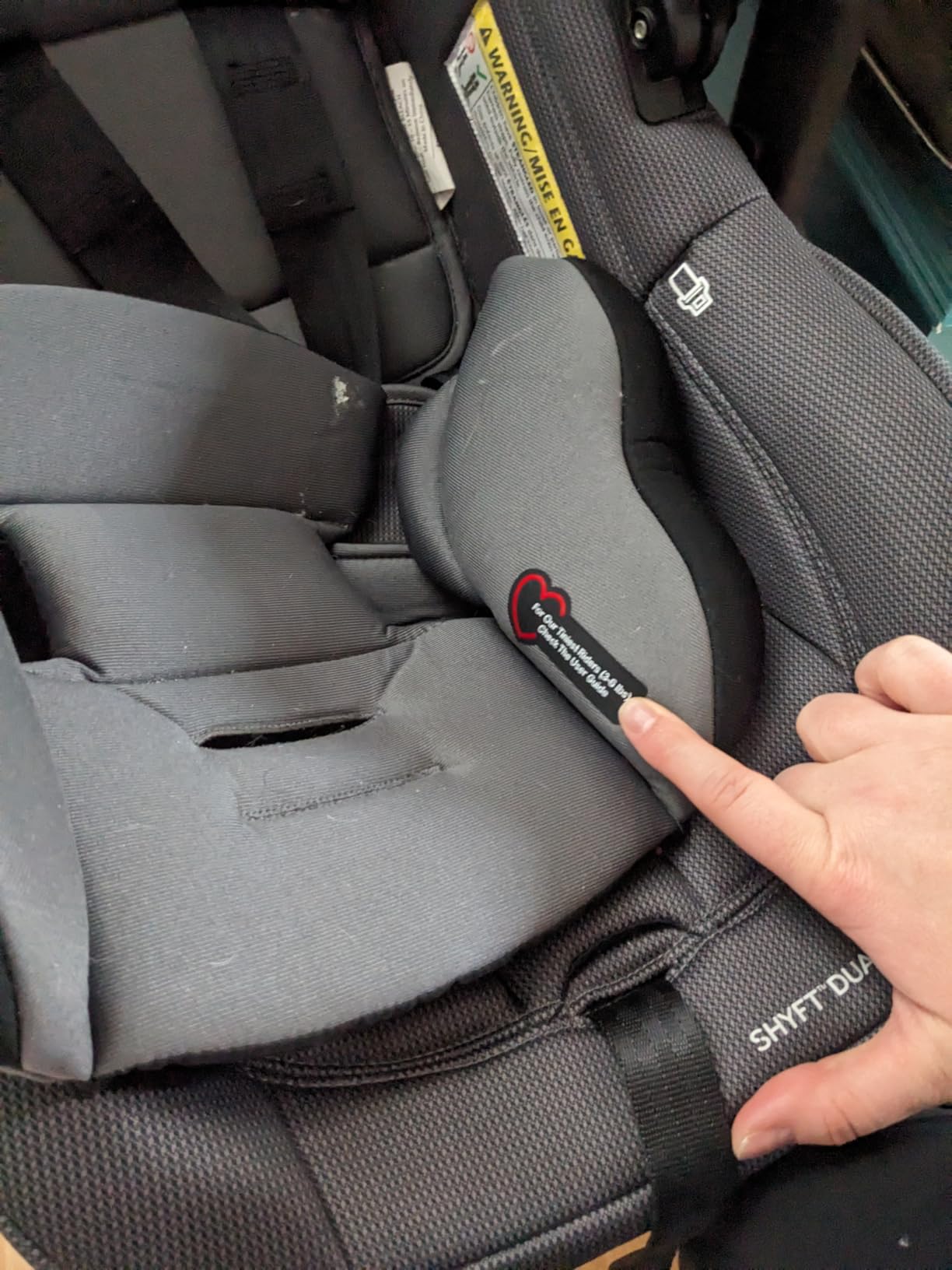 Shyft DualRide with Carryall Storage Infant Car Seat and Stroller Combo (Boone Gray) customer photo 2