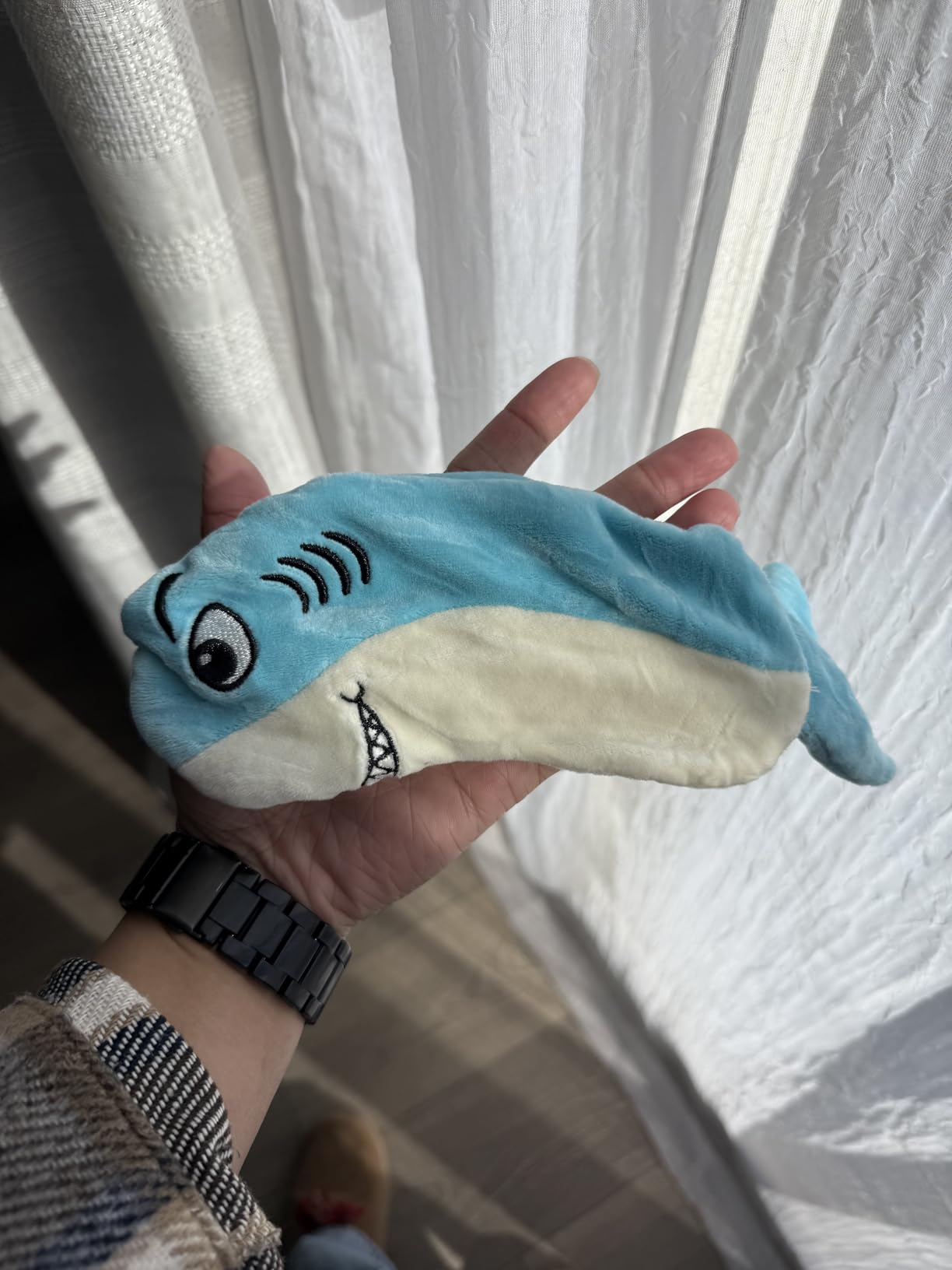 Sexysamba Cartoon Headrest & Neck Pillow for Kids Boys & Girls, Teens, Travel Accessories for Airplane, Car, Recline, Memory Foam Cute Travel Pillow with Sleep Eye Mask - Dinosaur customer photo 1