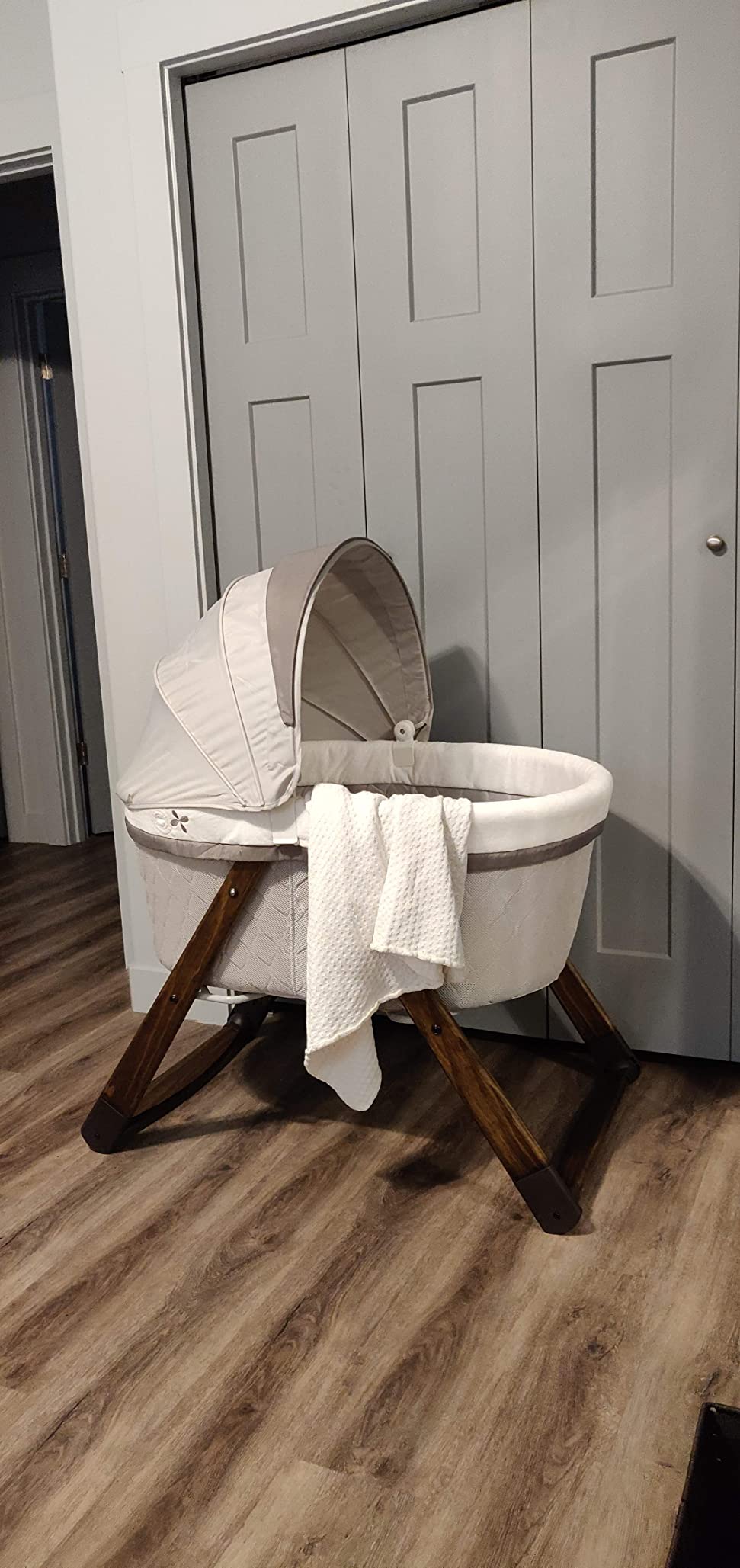 Ingenuity Snooze & Stow Rocking Portable Folding Bassinet - Sheppy - Ages 0+ Months customer photo 2