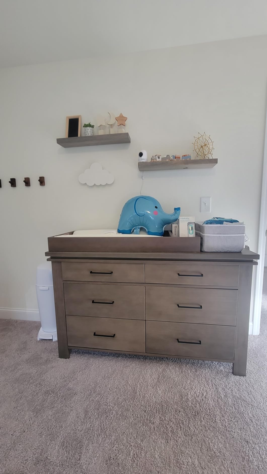 Child Craft Universal Changing Table Topper, Convert Dresser into a Changing Table Surface, Securely Attaches, Non-Toxic, Baby Safe Finish (Cocoa Bean Brown) customer photo 1
