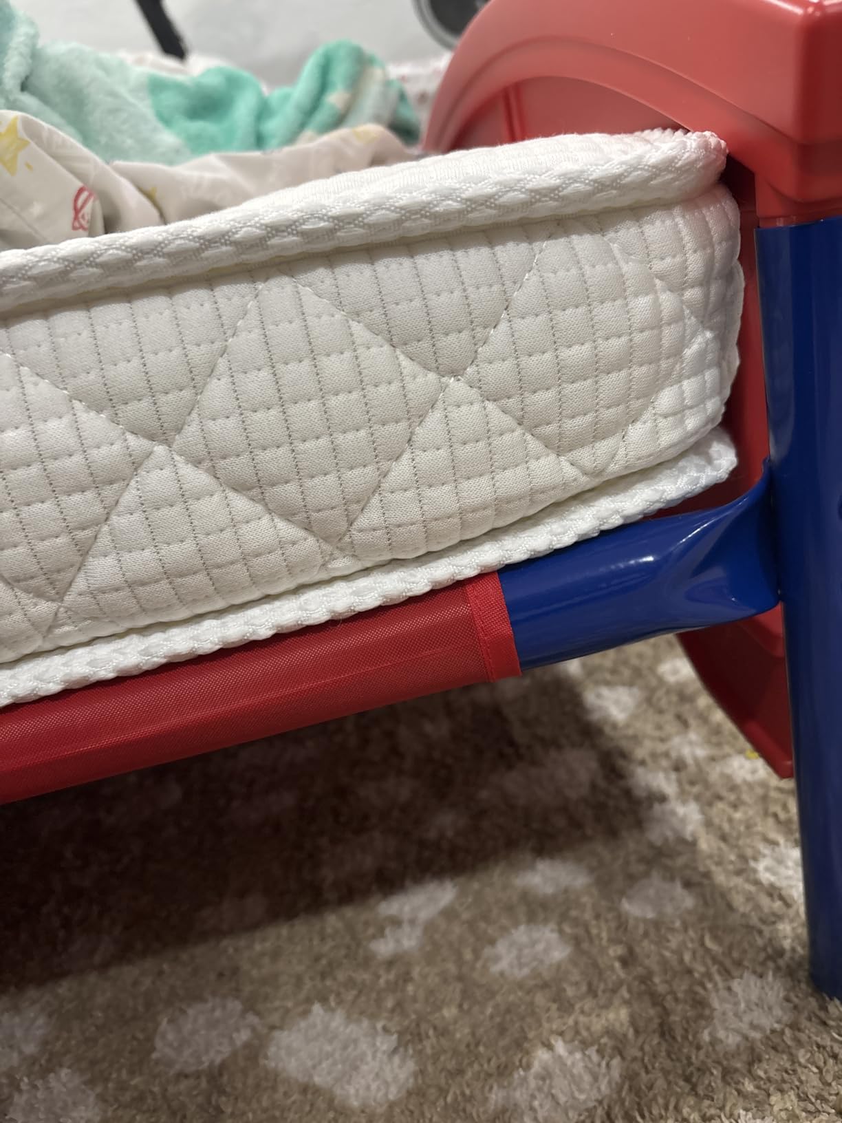 Letmxiu Premium Crib & Toddler Mattress,100% Knitted Fabric, Premium Fleece Surface-Hypoallergenic, 5