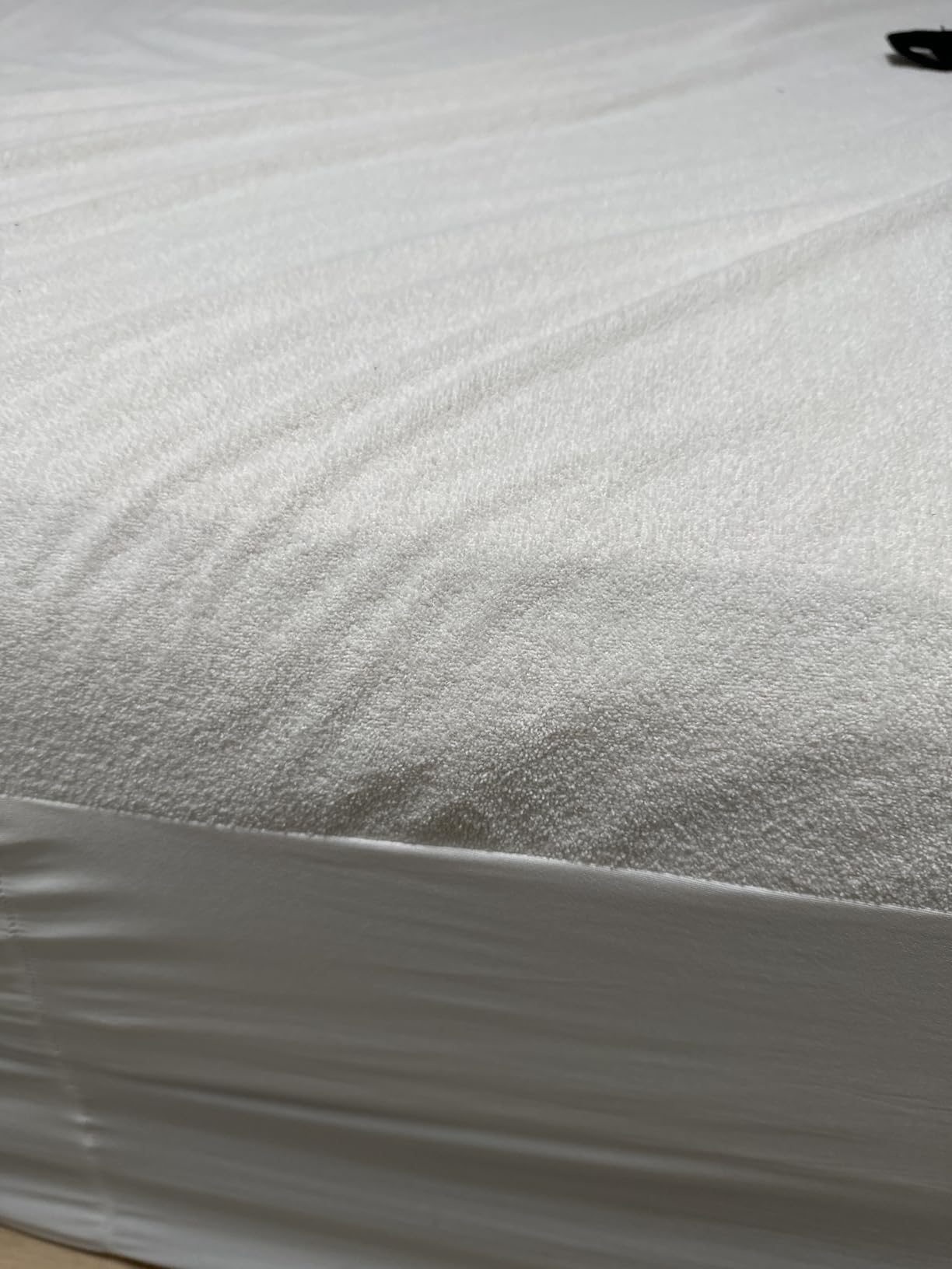 Crib Size Mattress Protector Waterproof, Premium 200 GSM Terry Mattress Cover, Soft & Breathable Bed Cover, Fitted Sheet Style Stretchable Deep Pockets 5
