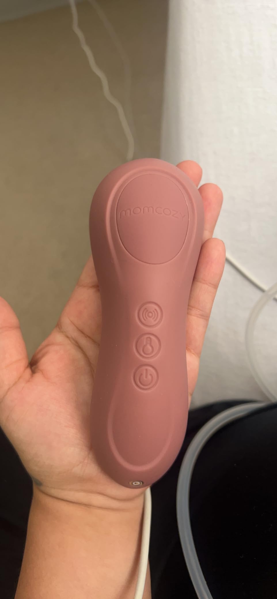 Momcozy Rolling Lactation Massager with Heat, 3-in-1 Real-Like Massage for Relieve Clogged Ducts, Breast Massager Warming for Breastfeeding, Improve Milk Flow, Dusty Rose customer photo 1