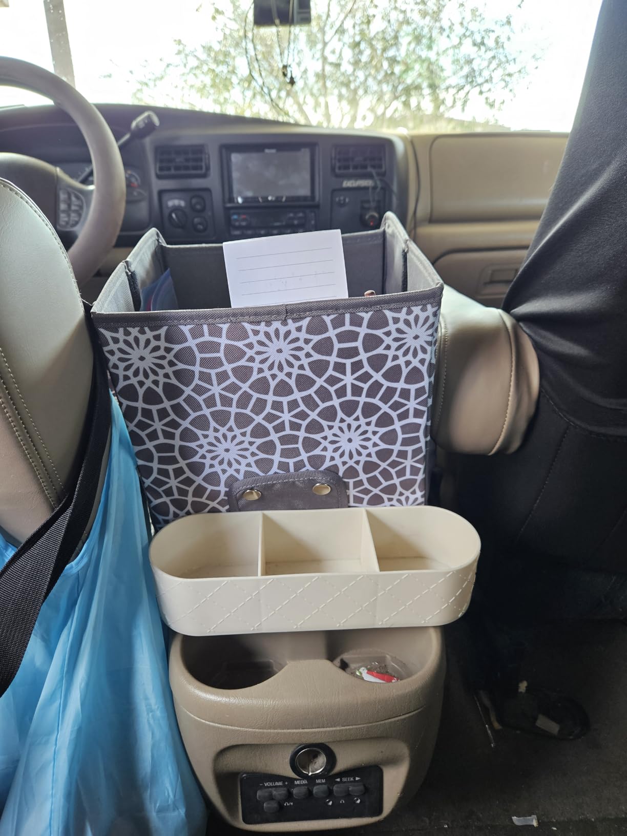 MULISOFT Car Seat Organizer - Backseat Car Organizer with 11 Storages Compartments and 2 Cup Holders, Organizers and Storage, Front Seat for Travel Kids, Black customer photo 2