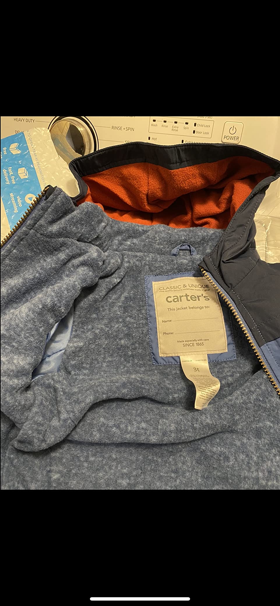 Carter's Little Boys' Fleece Lined Jacket (Toddler/Kid) customer photo 2