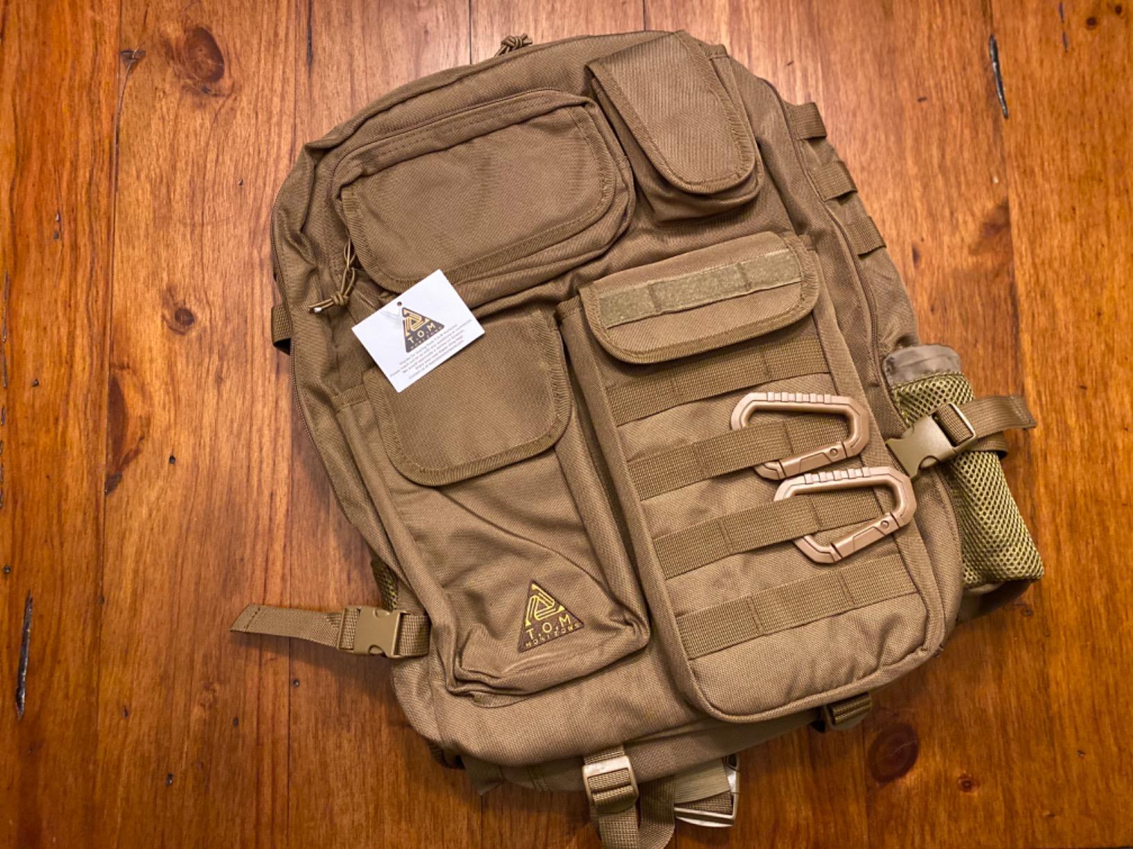 T.O.M HORIZONS Sling Diaper Bag for Dad; Single-handed Diaper Changing System. Changing Pad and much more included customer photo 1