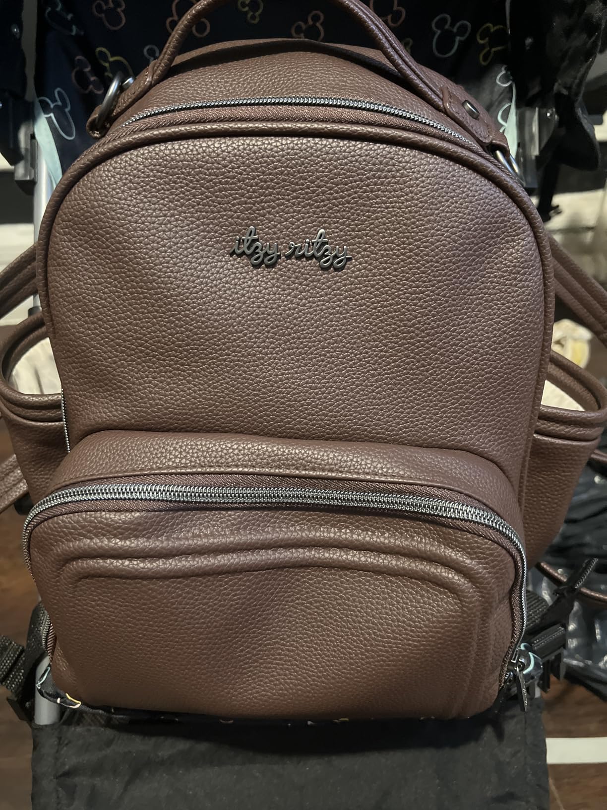 Itzy Ritzy Mini Diaper Bag Backpack - Chic, Compact Mini Plus Backpack with Changing Pad customer photo 1