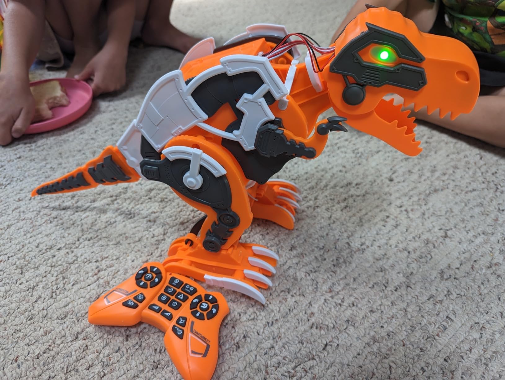 Thames & Kosmos Code+Control Dinosaur Robot REX Robotics & Engineering STEM Kit | Build & Program a Robotic T. Rex | Includes Sensor, Motor, Lights & Sounds | No App Required | Ages 8+ customer photo 2