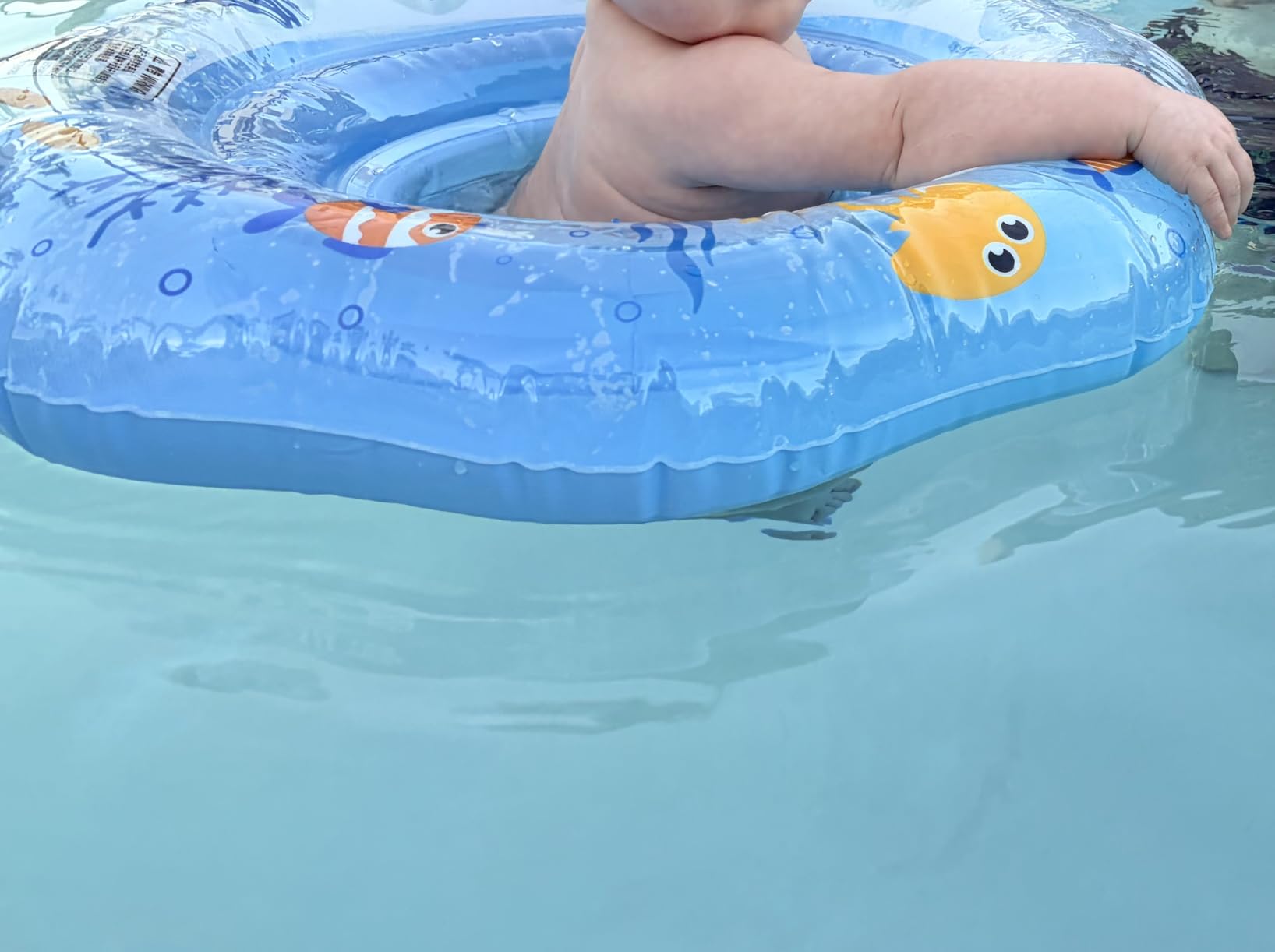 Inflatable Baby Swimming Float with Safety Seat Fun Swimming Pool Toys for Age 6-36 Months Toddler customer photo 2