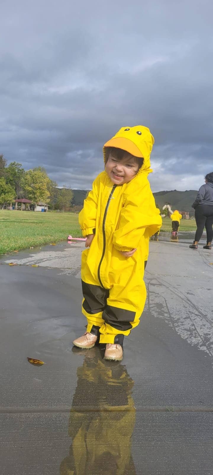 Cuddle Club Kids Toddler Snow & Rain Suit - Muddy Buddy Waterproof Coverall One Piece Weather Resistant Baby Jacket customer photo 1