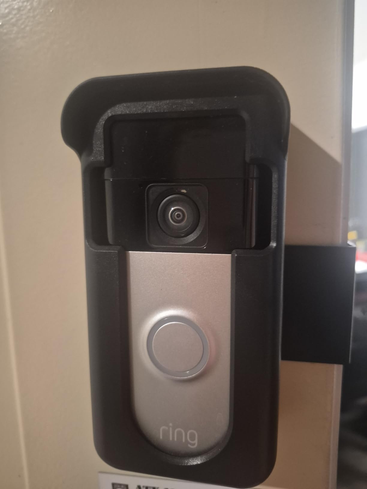 Ring Battery Doorbell, Home or business security with Head-to-Toe video, Live View with Two-Way Talk, and Motion Detection & Alerts, Satin Nickel customer photo 2