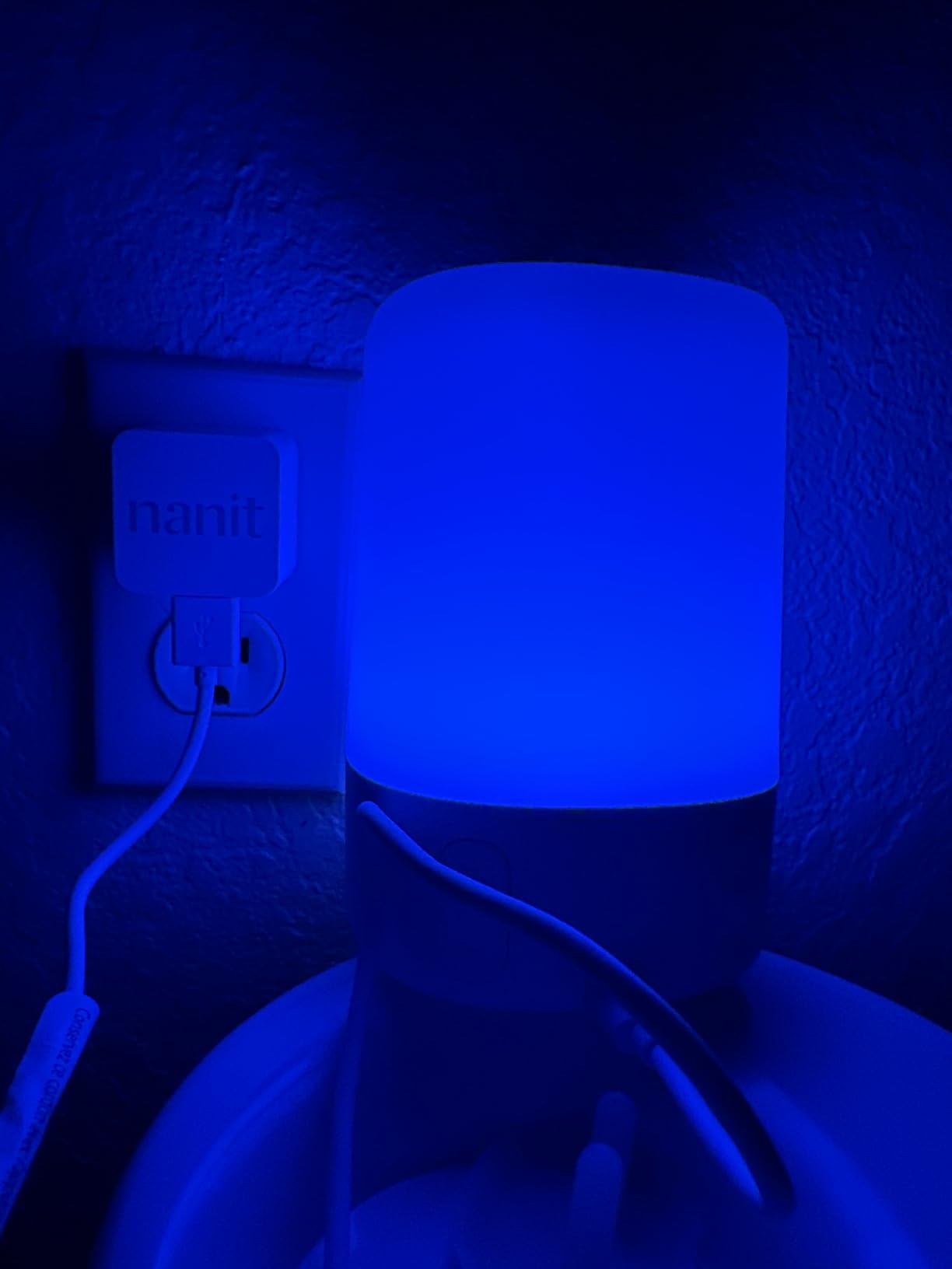 Nanit Sound and Light Smart Baby Night Light and Sound Machine | Audio Monitor | Cry Detection Alert Feature | OK to Wake Alarm Clock for Kids | Temp & Humidity Tracking | Rechargeable Battery | WiFi customer photo 2