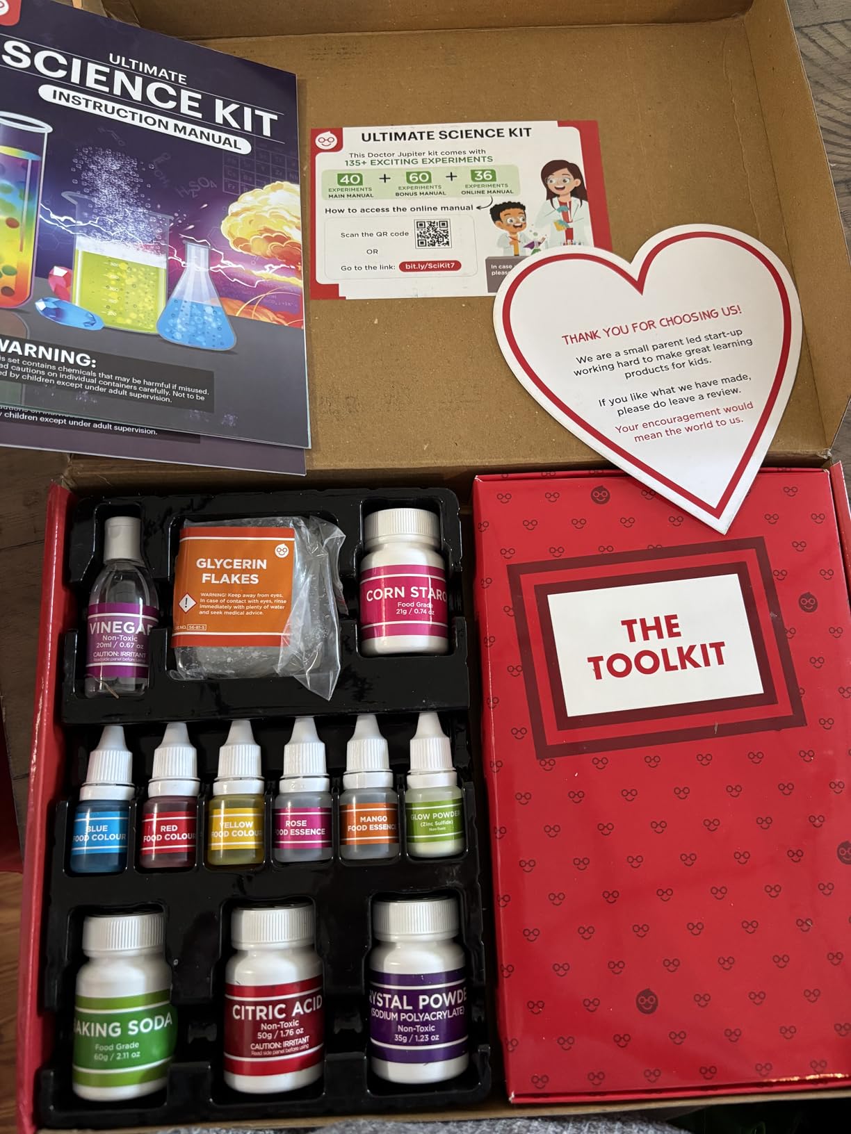 Doctor Jupiter Ultimate Science Kit, Chemistry Set for Kids Ages 8-9-10-11-12-13-14 | Birthday Gift Ideas for Boys & Girls 8+ Years Old | STEM Toy with 135+ Experiments | Learning & Educational Kits customer photo 1