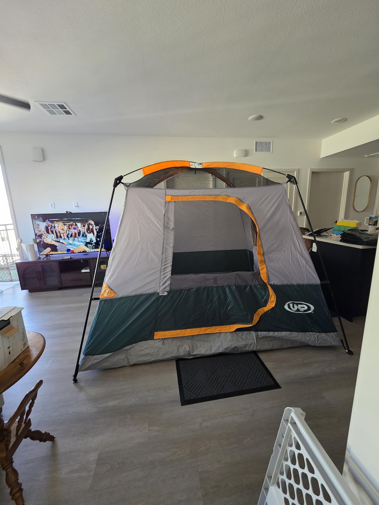 UNP 2/4/6/8 Person Tent, Portable Cabin Tent, Camping Tent 4-Person Easy Set Up, Waterproof with Top Rainfly for Outdoor Camping/Hiking customer photo 2
