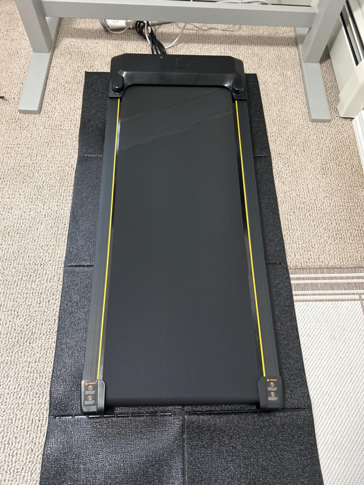 UREVO Under Desk Treadmill, Portable Walking Mat customer photo 1