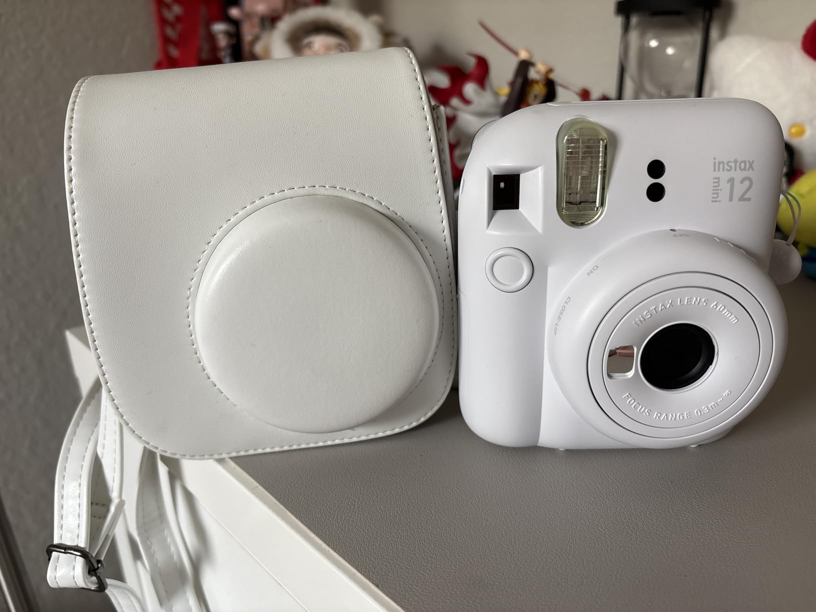 Instax Mini 12 Instant Film Camera Blossom Pink with Twin Pack Film, Protective Case customer photo 2