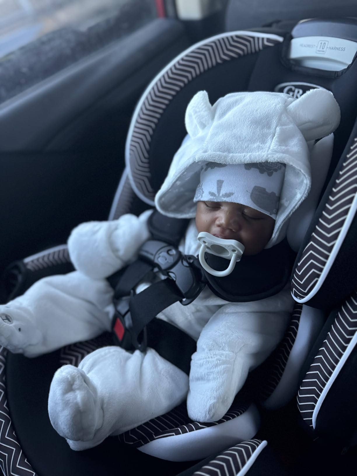 Simple Joys Kid's Pram Ivory Bear Outerwear customer photo 2