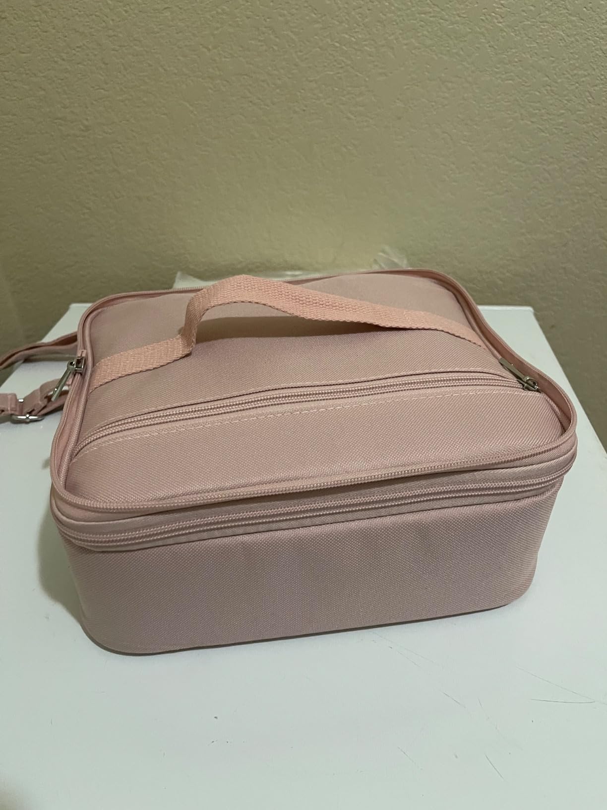 Derbiedersinn Breast Pump Bag, Compatible with Spectra Pumps, Insulated Carrying Case with Cooler for Milk Storage, Travel, Work, Daycare, Pink customer photo 2