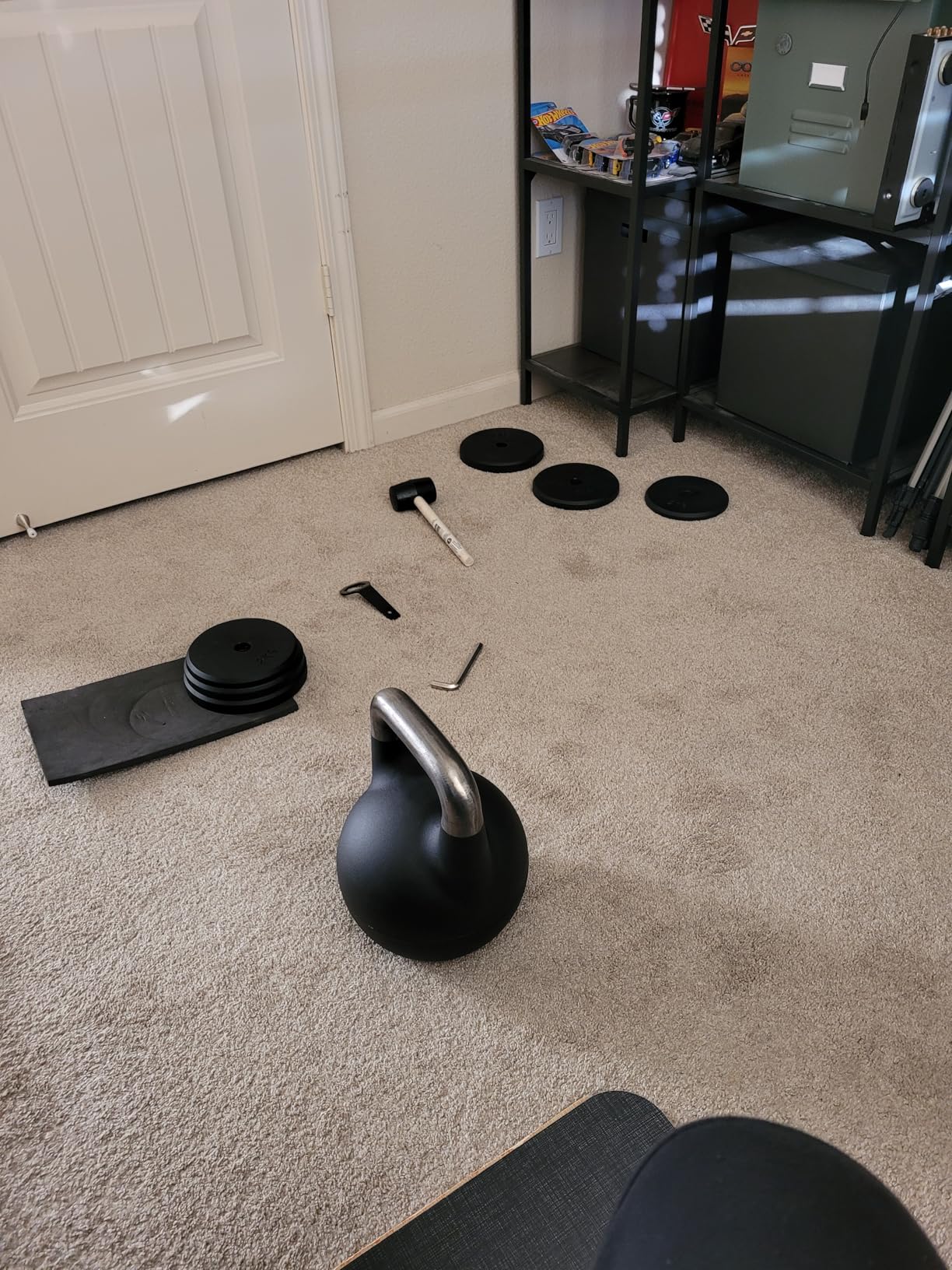 Kettlebell Kings Adjustable Kettlebell Set, 26-70 lb - Strength Training Kettlebells with 7 Plates - Secure Lock System and Durable Steel Kettle Bell for Swings, Squats, Presses and Full-Body Training customer photo 1
