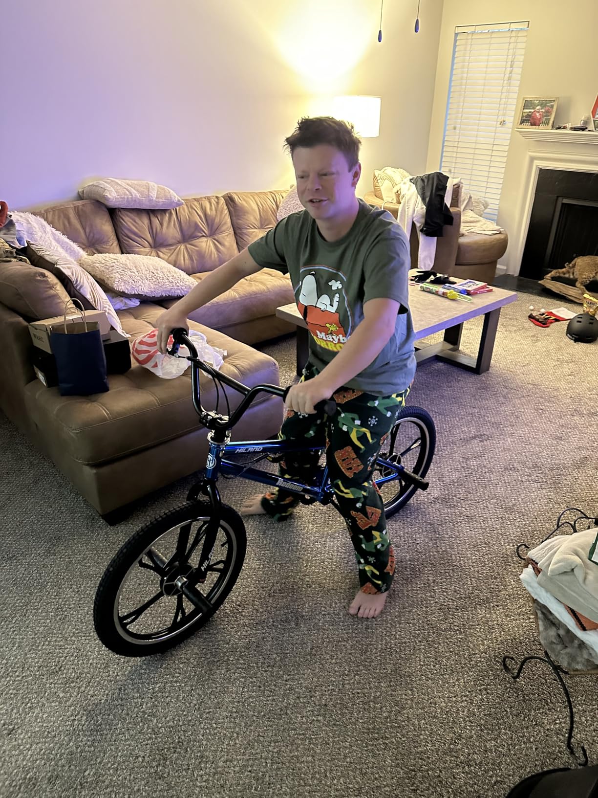 Hiland 20 Inch 3 5 Spoke Kids BMX Bike for Boys Girls Ages 5-12, 360 Degree Rotor Freestyle, 4 Pegs Single Speed Kid's BMX Bicycle, Multiple Colors customer photo 1