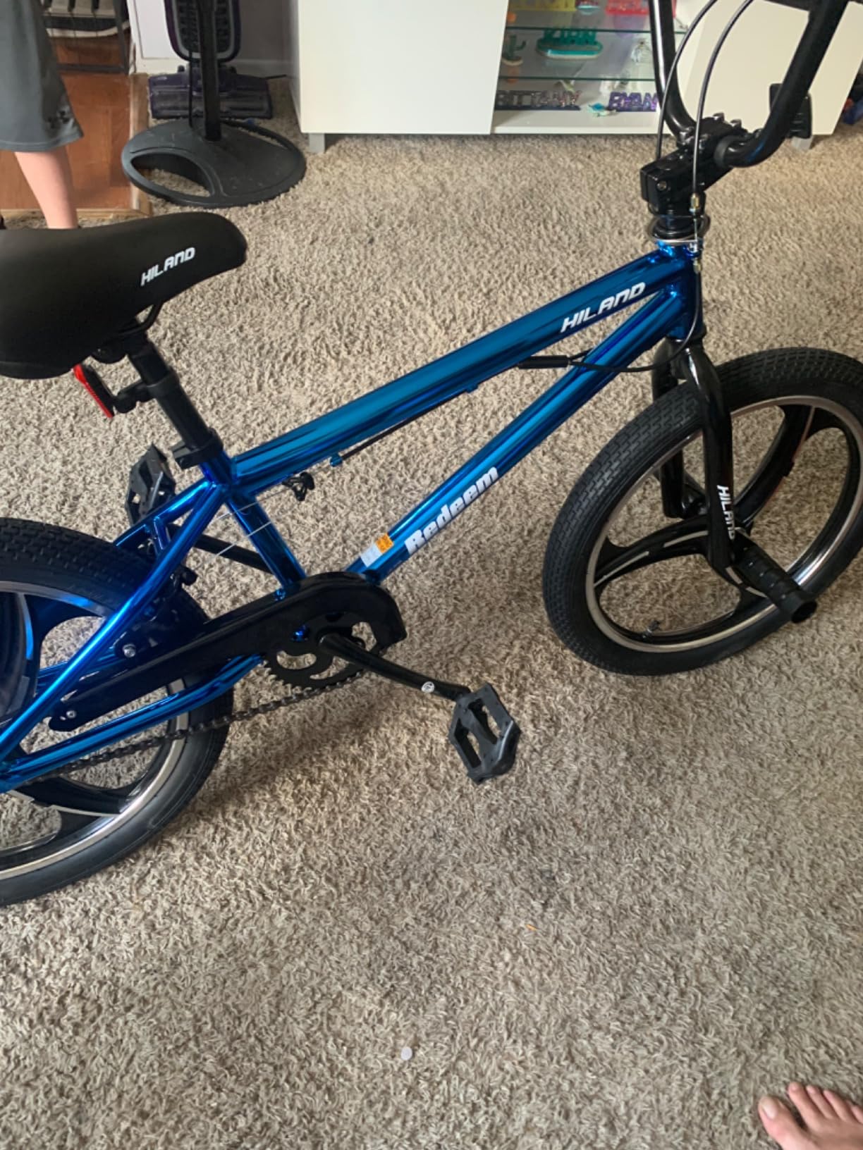Hiland 20 Inch 3 5 Spoke Kids BMX Bike for Boys Girls Ages 5-12, 360 Degree Rotor Freestyle, 4 Pegs Single Speed Kid's BMX Bicycle, Multiple Colors customer photo 2