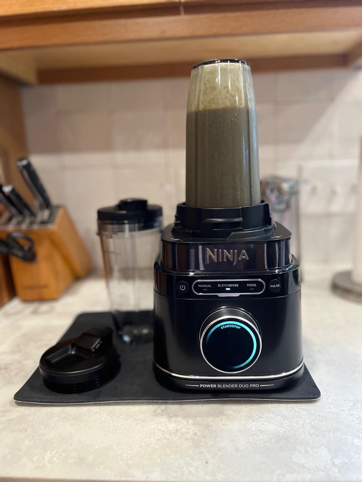 Ninja Full Size & Personal Blender I All-in-One | BlendSense Tech I 72 oz. Pitcher & (2) 24 oz. To-Go Cups | 1800 Peak Watt | Black | TB301 customer photo 1