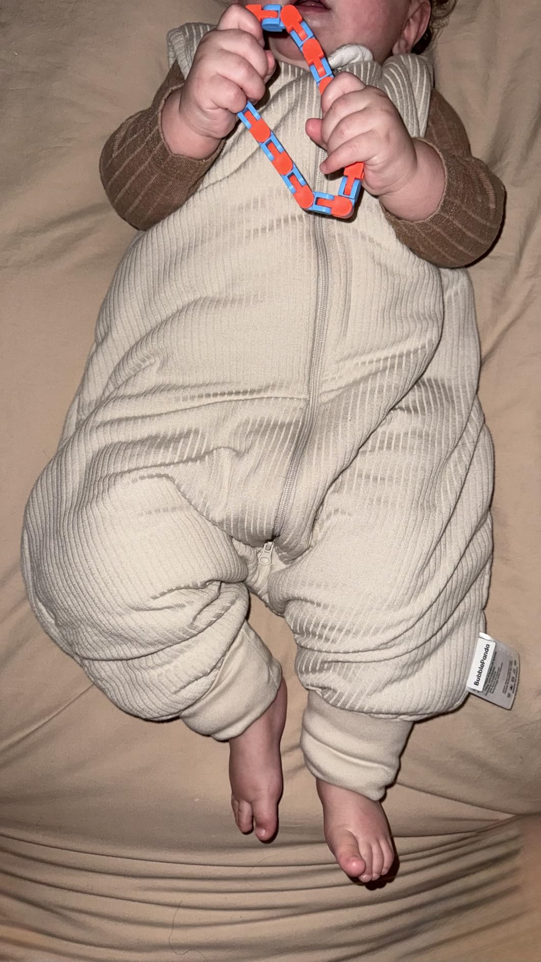 BubblePanda Rayon Made from Bamboo Toddler Sleep Sack with Feet 24-36 Months 1.0 Tog Ultra Soft Toddler Sleeping Sack 2t-3t Sleep Bag Walker Quilted Wearable Blanket with Legs 2-Way Zipper Lightweight customer photo 1