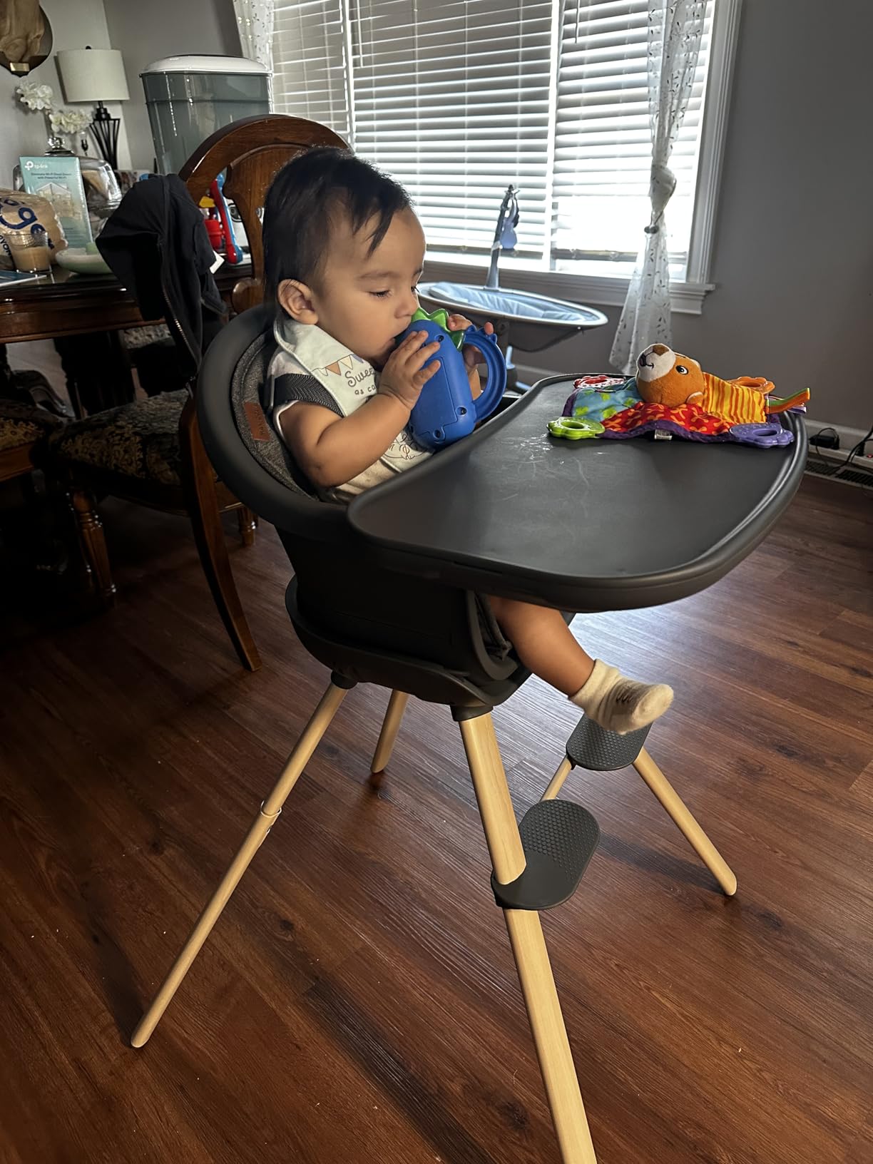 Maxi-Cosi Moa 8-in-1 High Chairs for Babies and Toddlers, Machine Washable Infant High Chair, Compact, Convertible High Chair Lightweight Design, Classic Slate customer photo 2