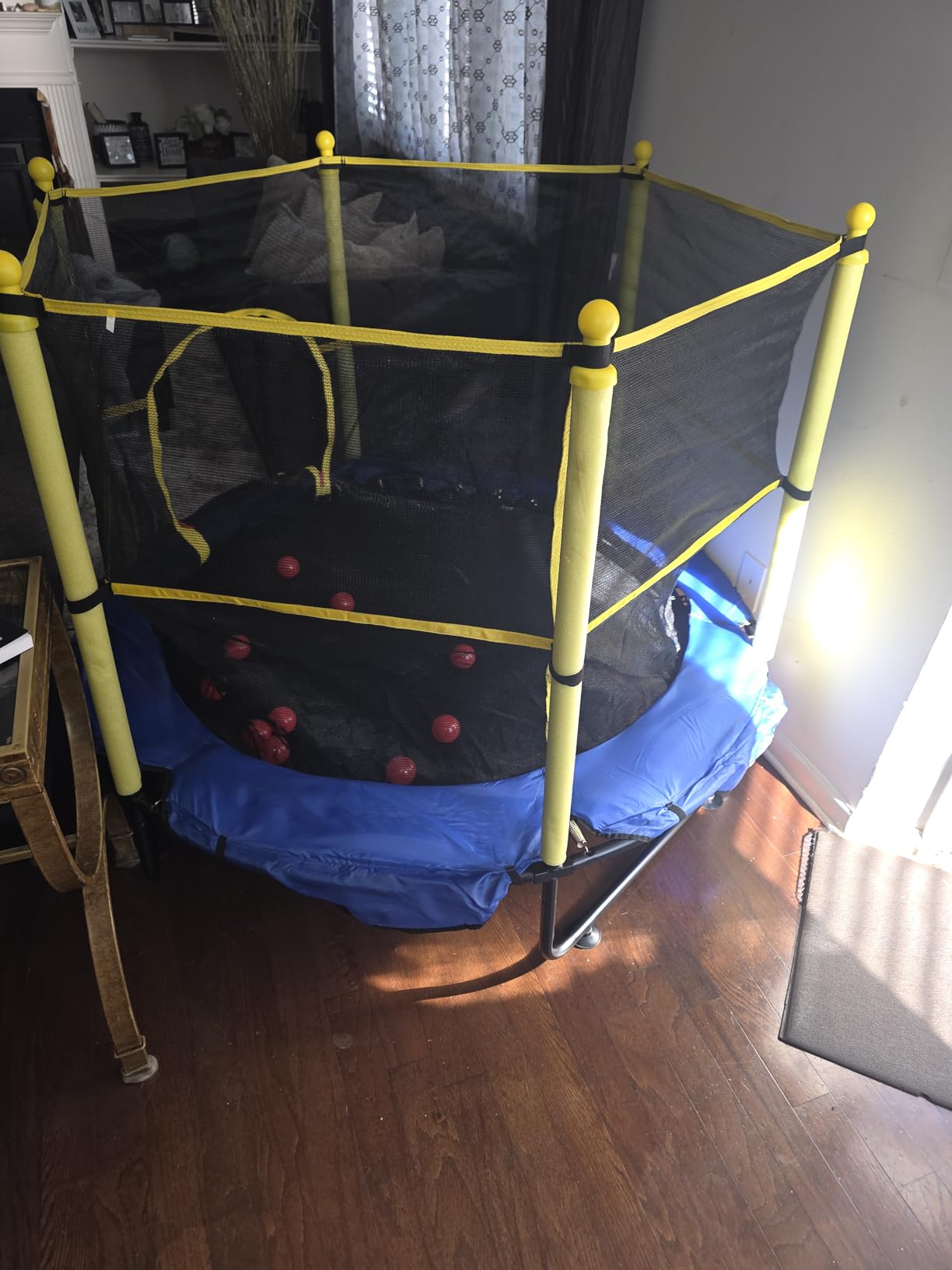 VEVOR 5FT Trampoline for Indoor/Outdoor use for Toddlers, Foldable Mini Baby with Foam Handle, Recreational Birthday Gift customer photo 2