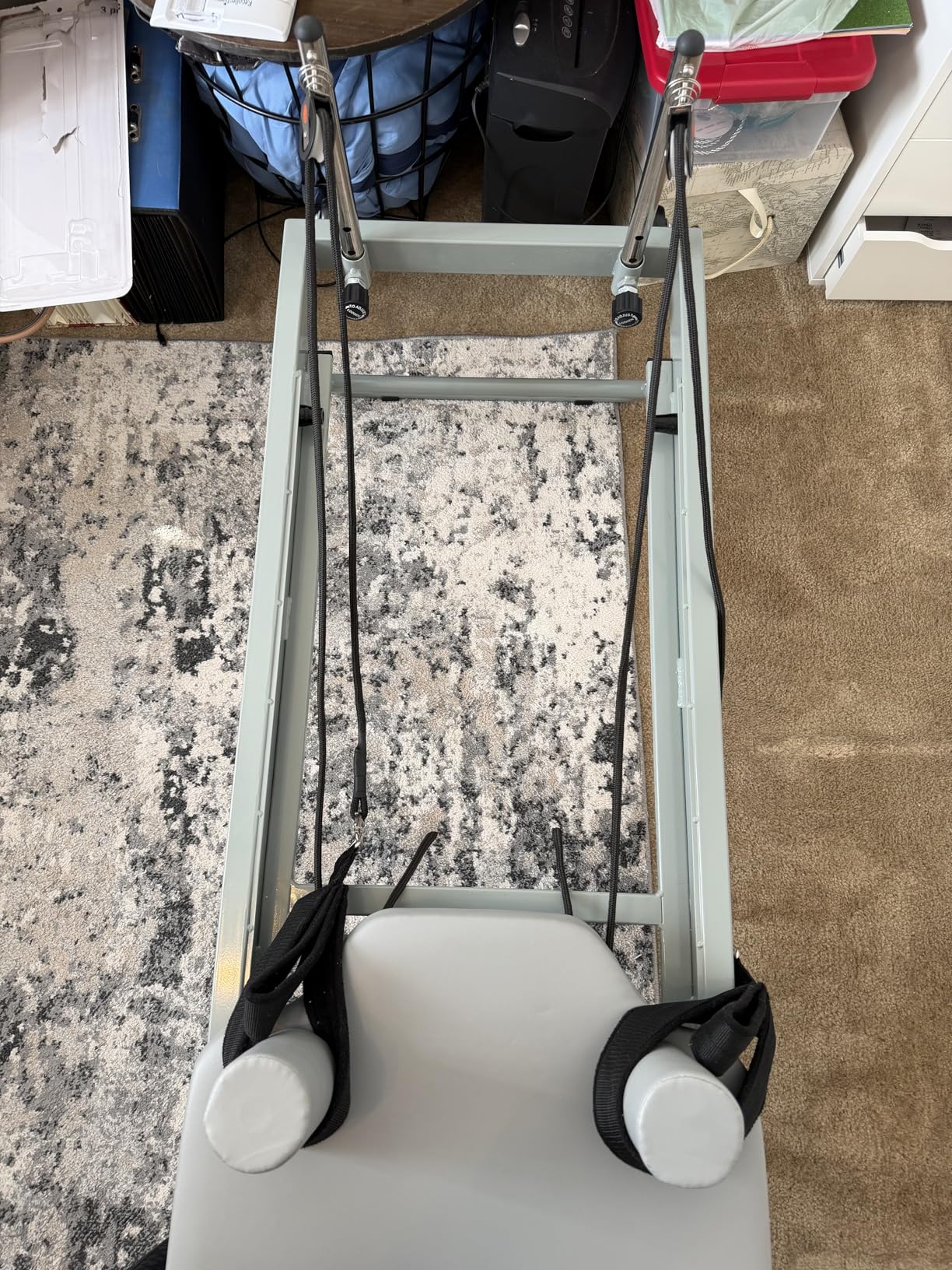 ARKANTOS Pilates Reformer Machine Foldable, Reformer Pilates Equipment for Gym Workout and Home Use, Suitable for Intermediate and Beginners Users customer photo 1