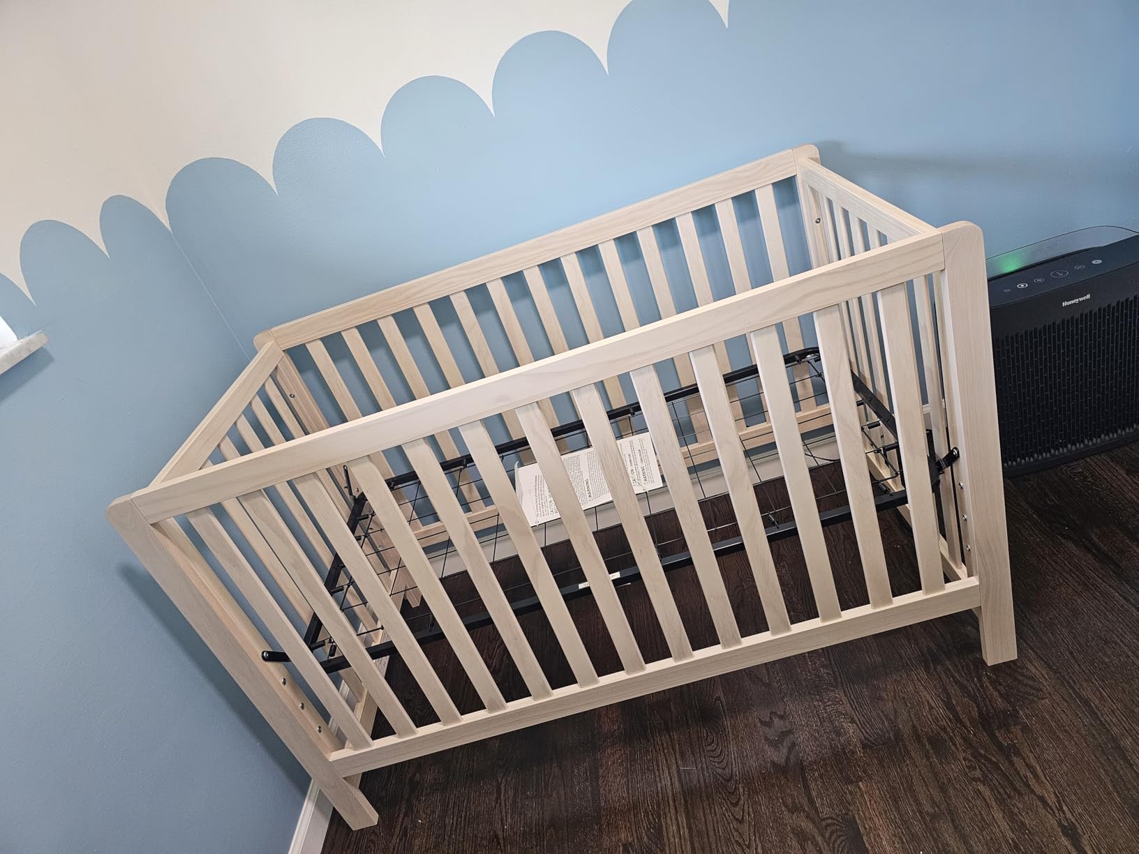 Carter's by DaVinci Colby 4-in-1 Low-Profile Convertible Crib in Walnut, Greenguard Gold Certified customer photo 2