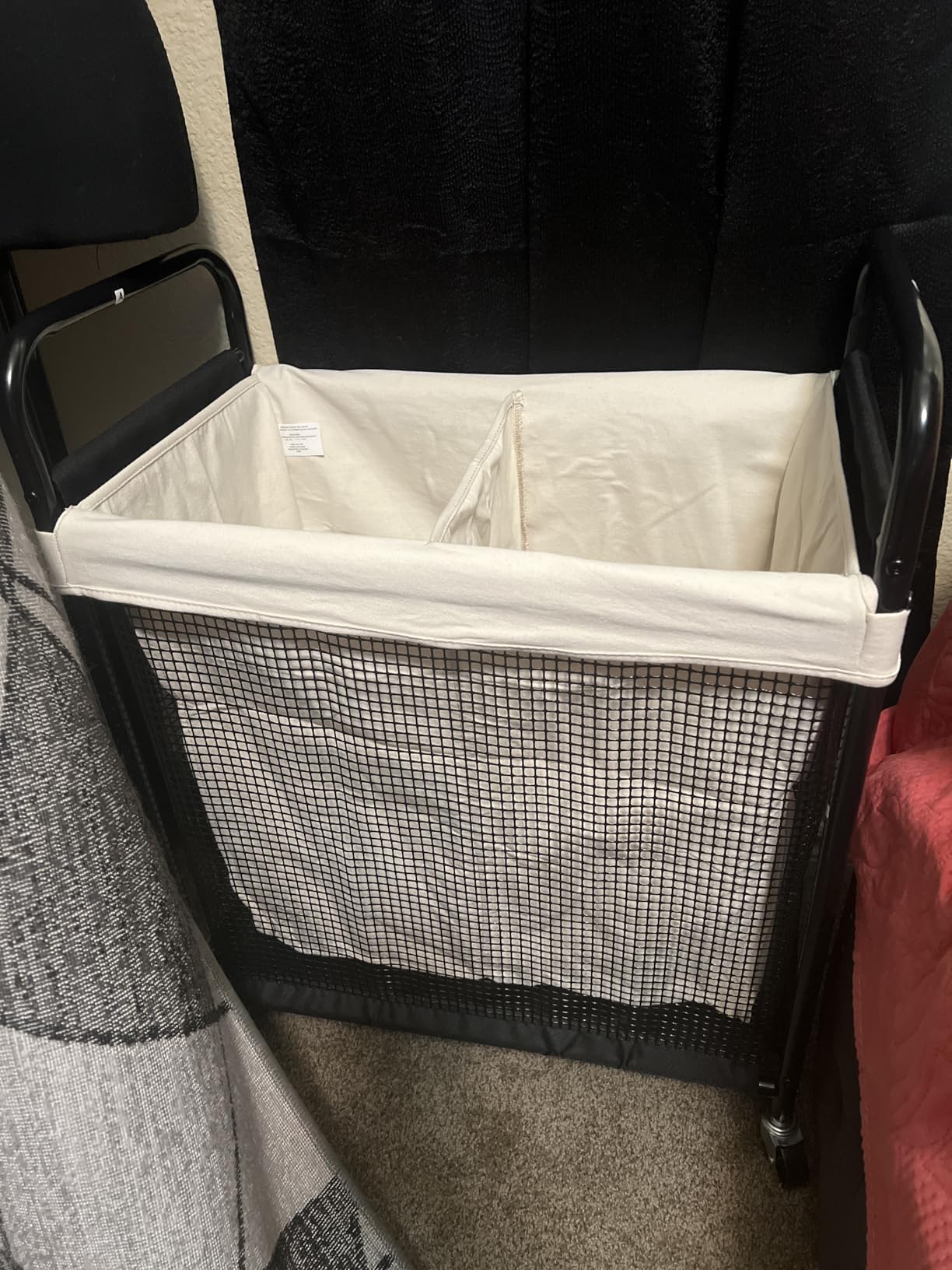 STO STO Laundry Hamper 3 Section, 120L Rolling Laundry Sorter Cart with Removable and Washable Liner Bag, Clothes Hamper with Wheels and Metal Handle for Laundry Room and Bedroom customer photo 1
