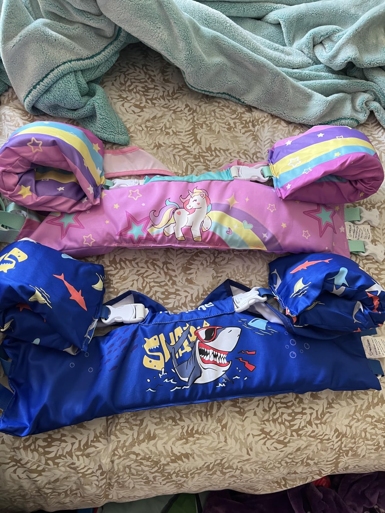 Nemone Toddler Swim Vest for 22-70 lbs Kids Floaties Swim Jacket with Arm Water Wings for Girls Boys 1 2 3 4 5 6 7 Years Old Beach Pool 20 30 40 50 60 66 Pounds Puddle Jumper customer photo 2