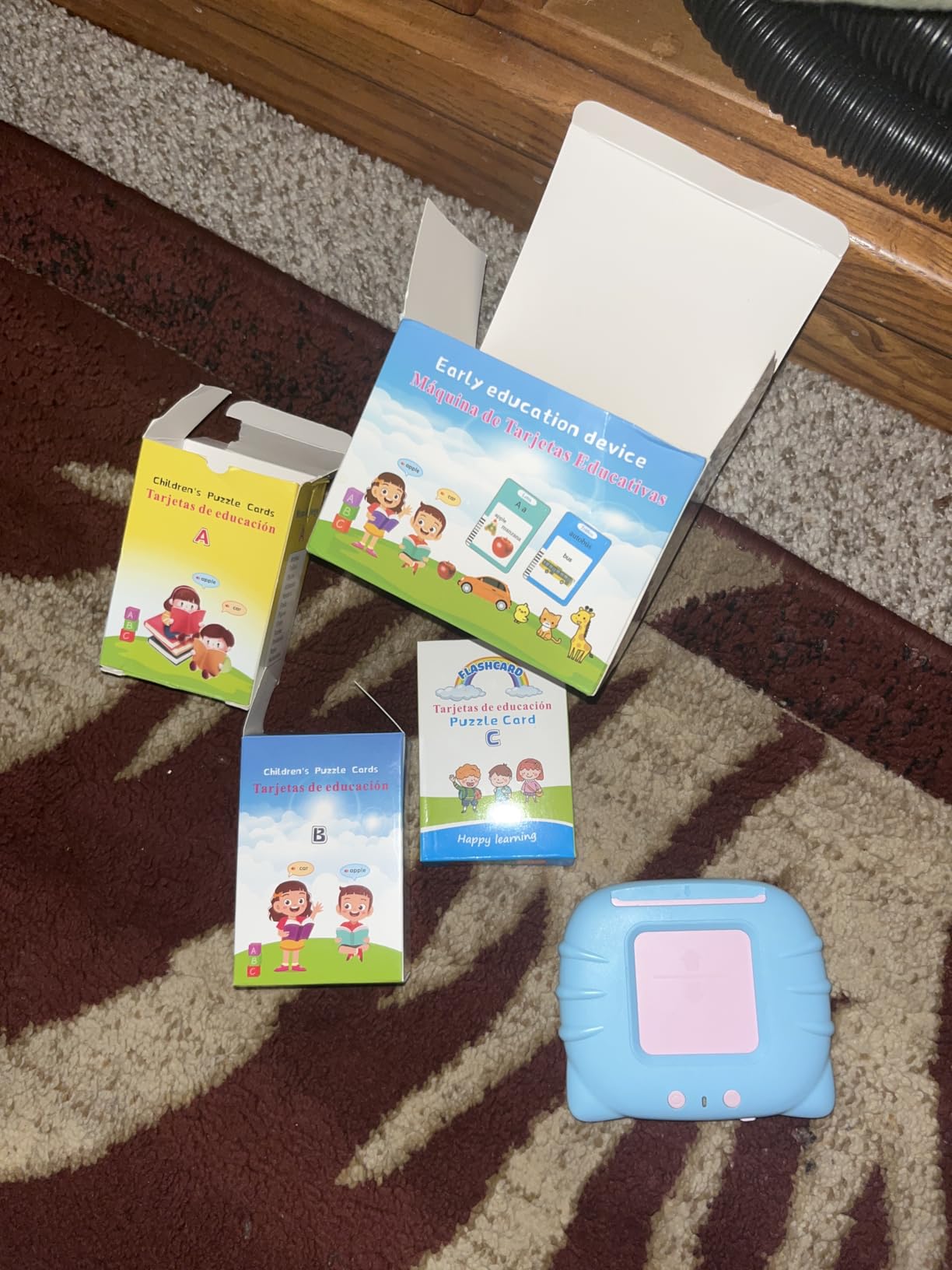 Airbition Talking Flash Cards for Toddlers 1 2 3 4 Year Olds, Montessori Language Learning Toys with 224 Words customer photo 2