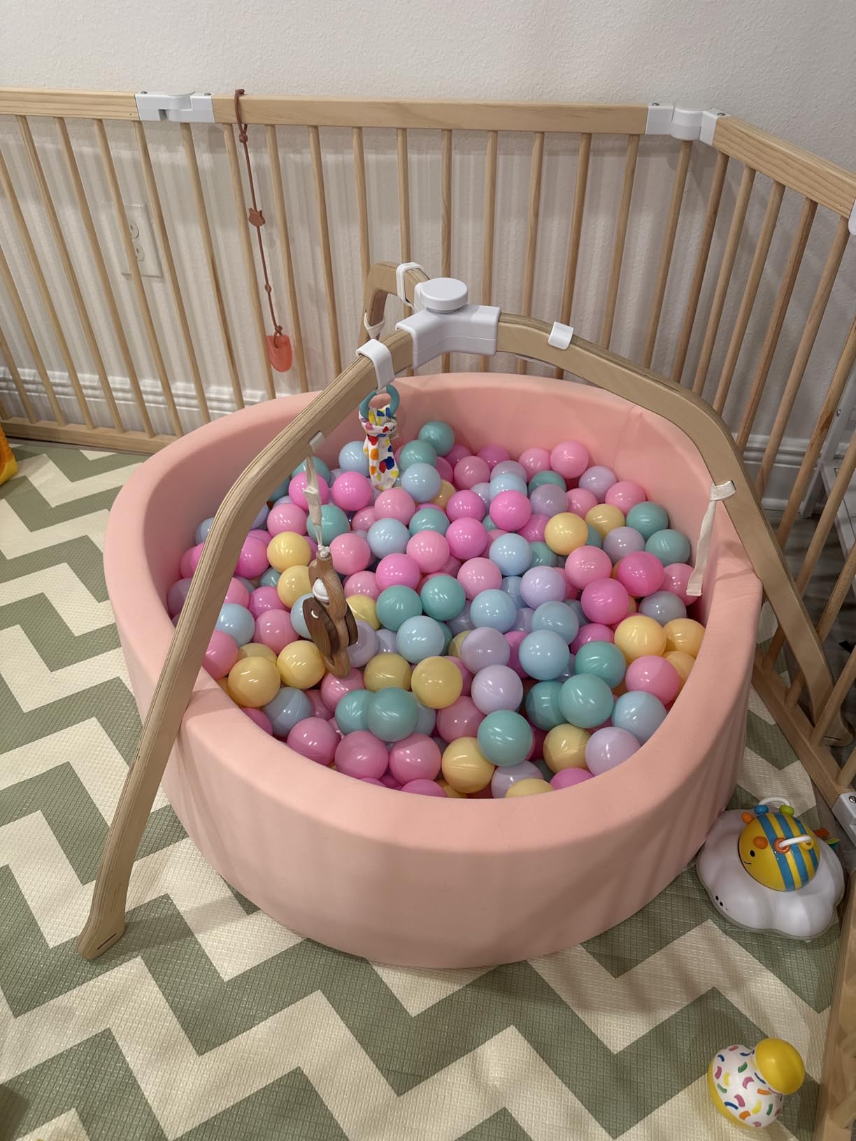Wilwolfer Foam Baby Ball Pit for Toddlers: 47.2 x 13.8 inch Extra Large Kids Ball Pit, Indoor Outdoor Babies Playpen, Kids Soft Play Toys, Birthday Gift for Girl Boy - Balls Not Included customer photo 1
