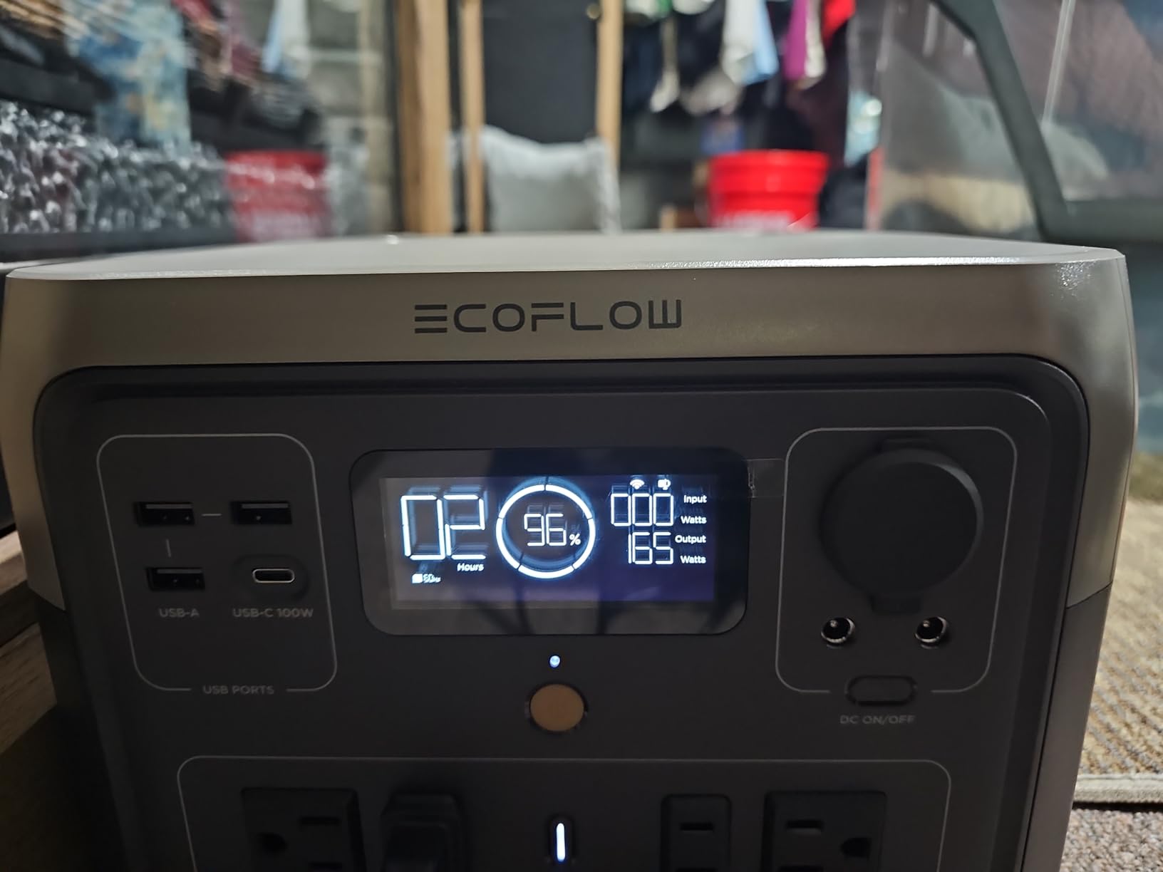 EF ECOFLOW Portable Power Station River 2 Max 500, 499Wh LiFePO4 Battery / 1 Hour Fast Charging, Up to 1000W Output Solar Generator (Solar Panel Optional) for Outdoor Camping / RVs / Home Use customer photo 1