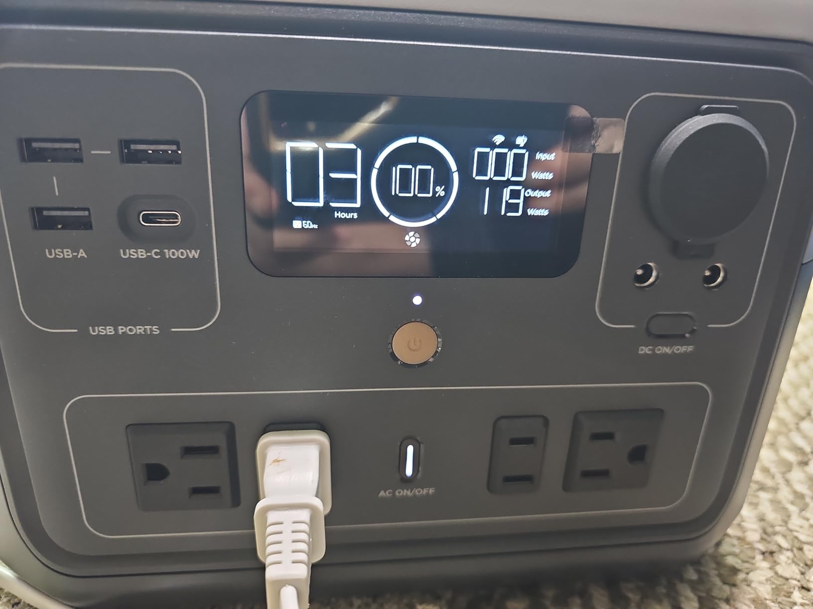 EF ECOFLOW Portable Power Station River 2 Max 500, 499Wh LiFePO4 Battery / 1 Hour Fast Charging, Up to 1000W Output Solar Generator (Solar Panel Optional) for Outdoor Camping / RVs / Home Use customer photo 2