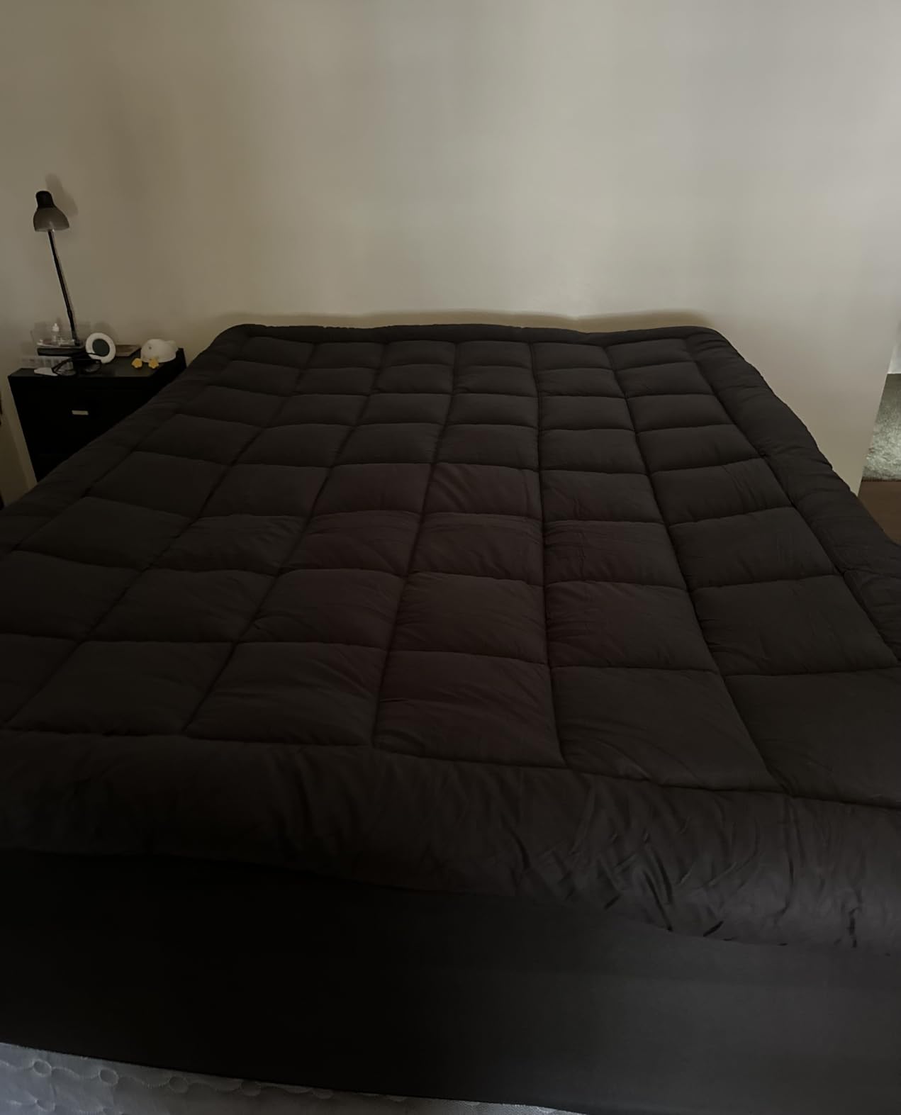 Niagara Sleep Solution Cloud-Like Twin Mattress Topper - 100% Cotton Top Mattress Pad for Back Pain Relief - Breathable & Naturally Cooling for Hot Sleepers, White customer photo 1