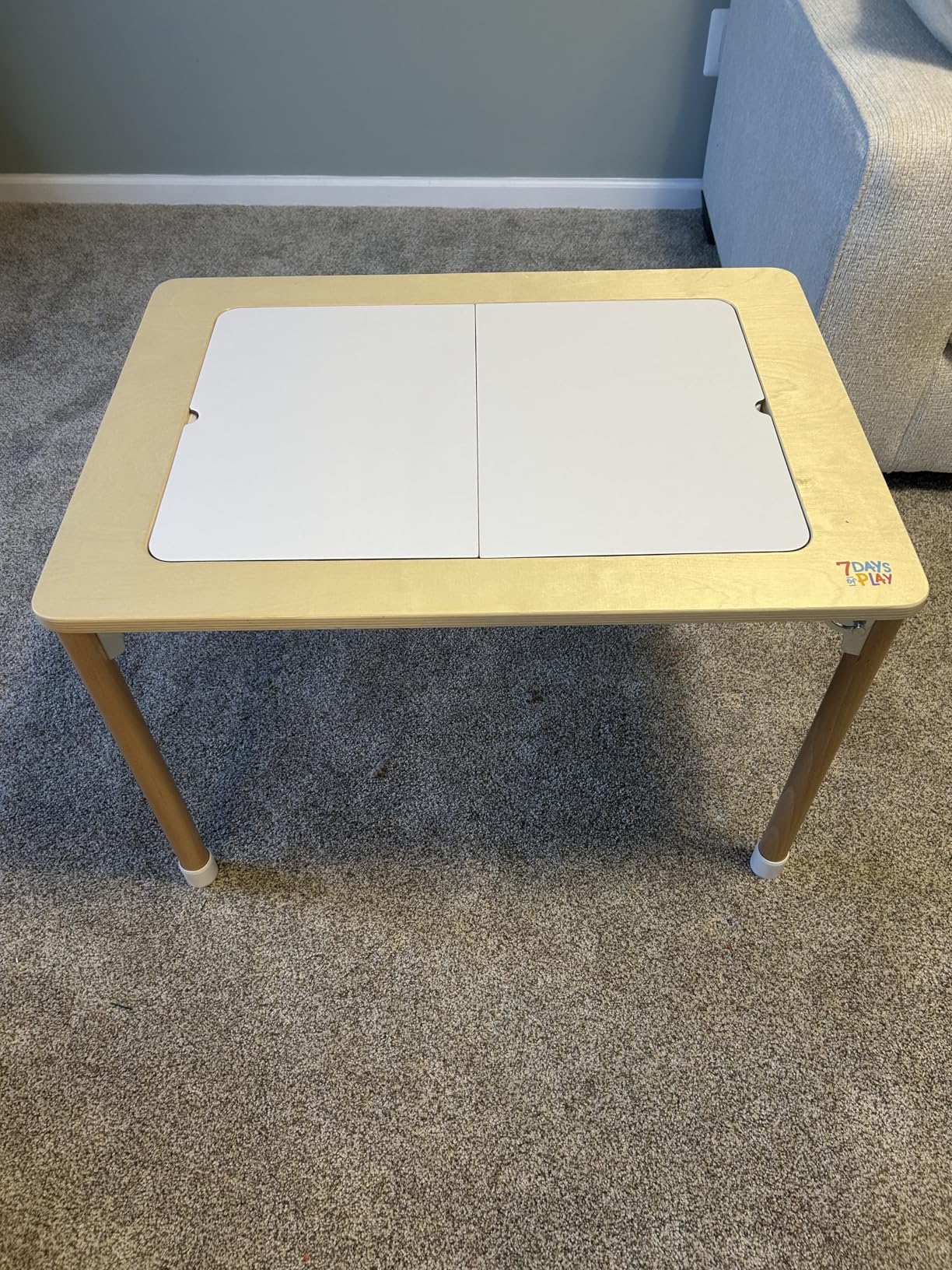 7 Days of Play Sensory Play Activity Table with Foldable Legs, Storage Bins, and Lid - Sensory Table for Toddlers & Kids | Great Gift for Birthdays, Christmas & Special Occasions customer photo 2