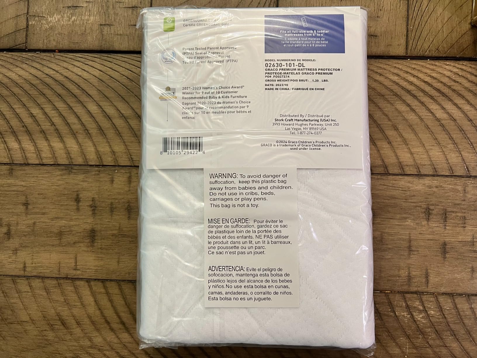 Graco Premium Waterproof Crib and Toddler Mattress Protector (1 Pack) - GREENGUARD Gold Certified, Machine-Washable & Dryer-Friendly, Waterproof Sleep Surface, Fits Baby Crib & Toddler Bed Mattress customer photo 2