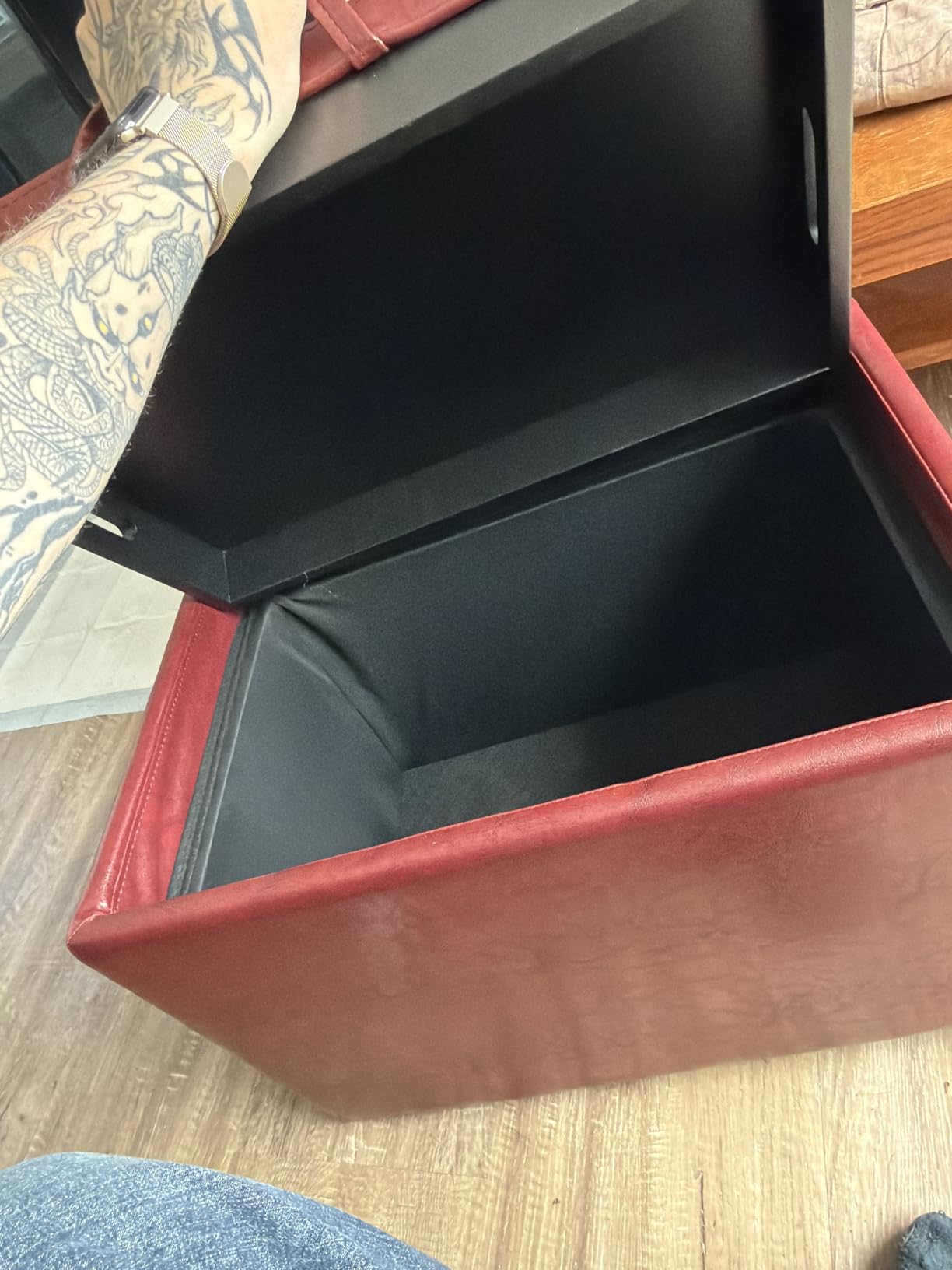 Convenience Concepts Designs4Comfort Accent Storage Ottoman 22.75