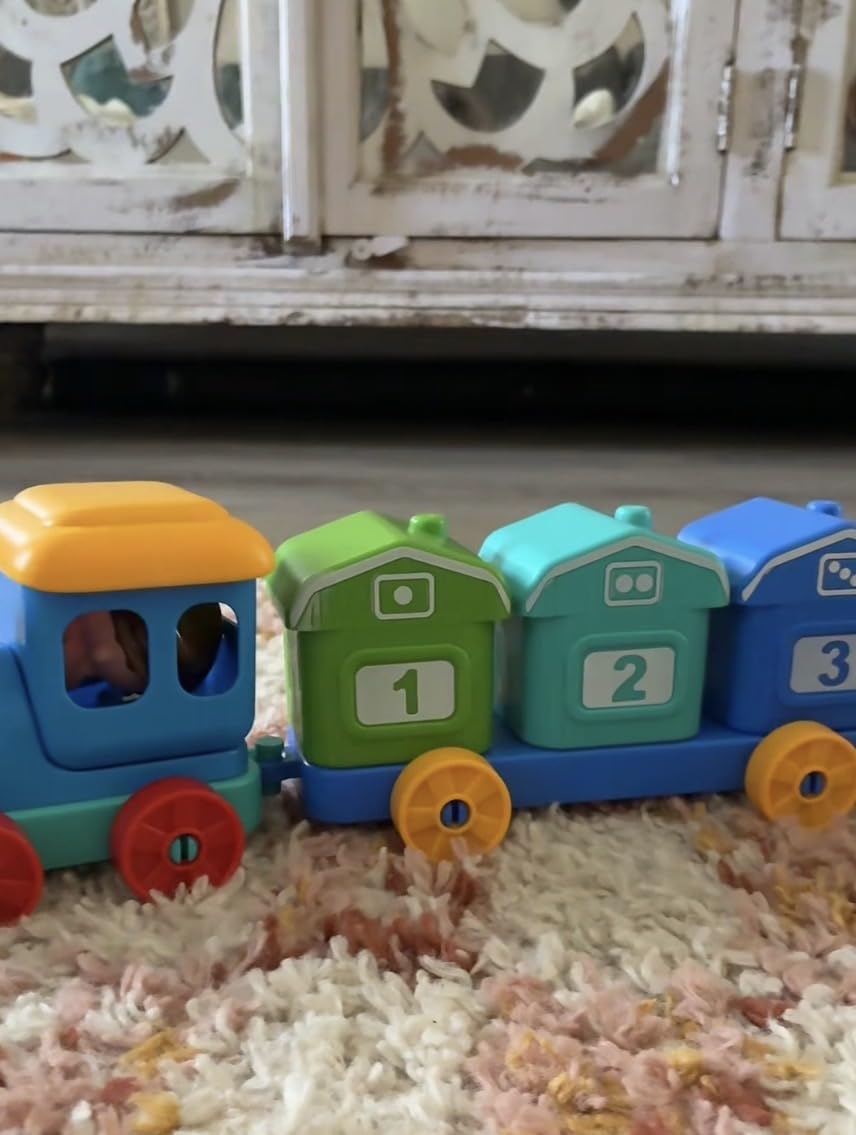 Play-Act Learning Toy for Toddlers 1 2 3 Years Old, Counting, Matching & Sorting Montessori Learning Farm Train Including 9 Farm Animals customer photo 2